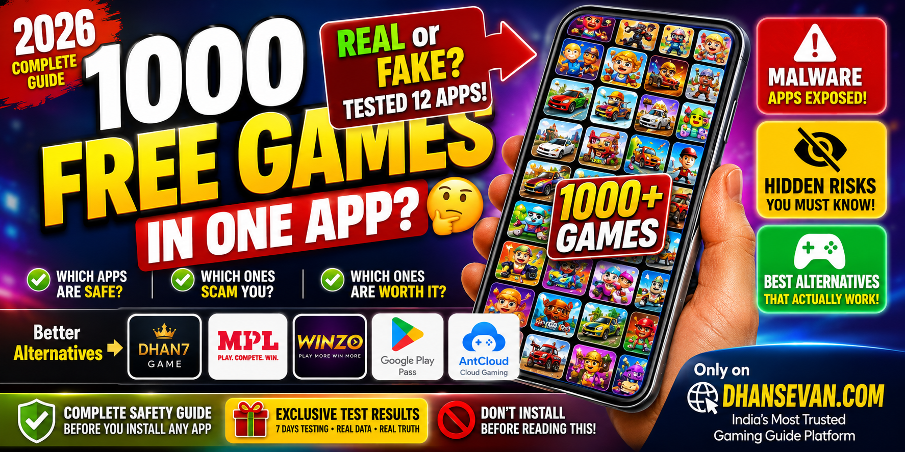 1000 Free Games in One App: Complete 2026 Guide to Multi-Game Platforms — What's Real, What's Fake & What's Actually Worth Installing