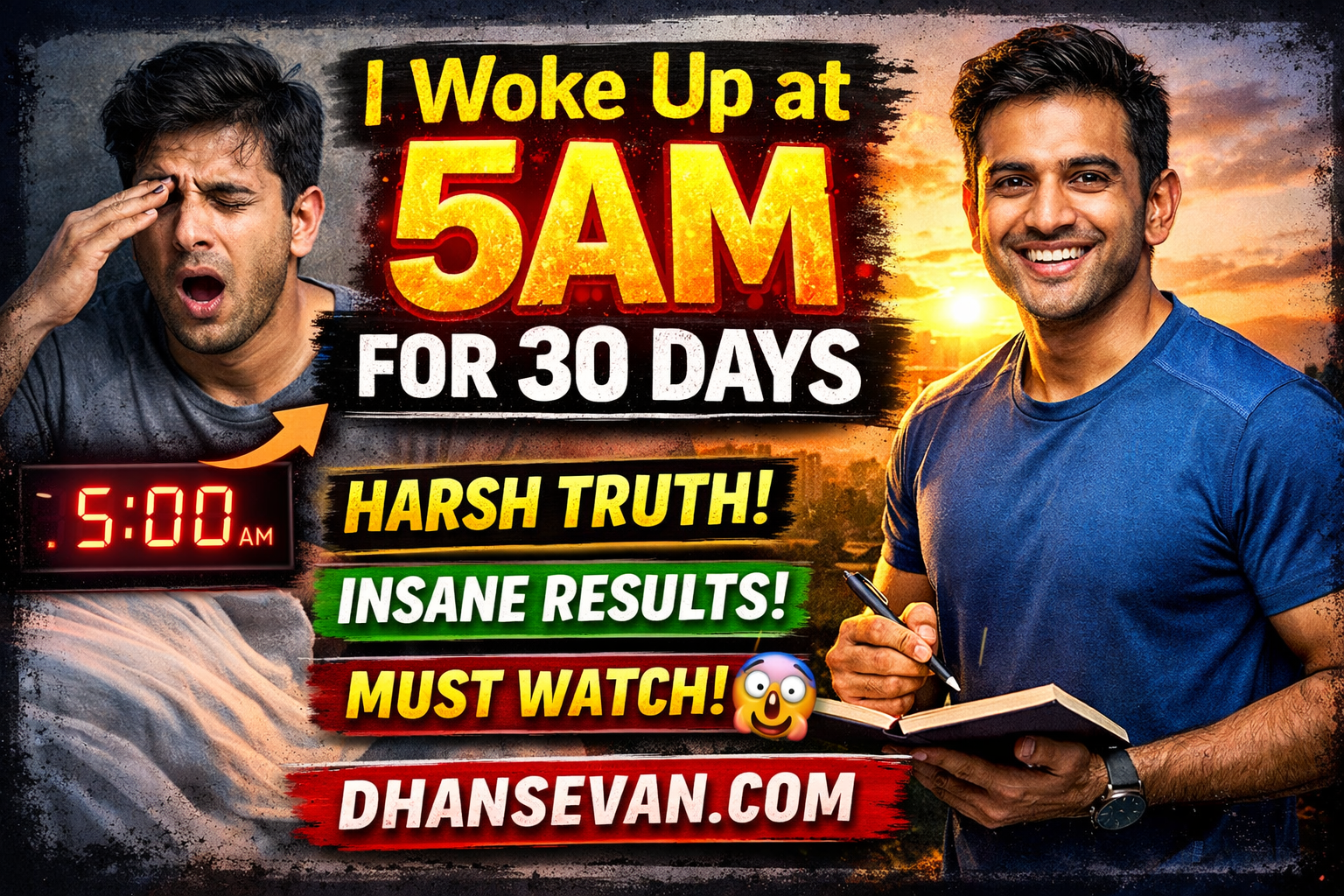 Thumbnail for Stop Ignoring I Woke Up at 5AM for 30 Days — The Brutal Truth Nobody Tells You—This Hidden Secret Could Change Your Life in 2026 - Dhansevan Gaming News & Tutorials