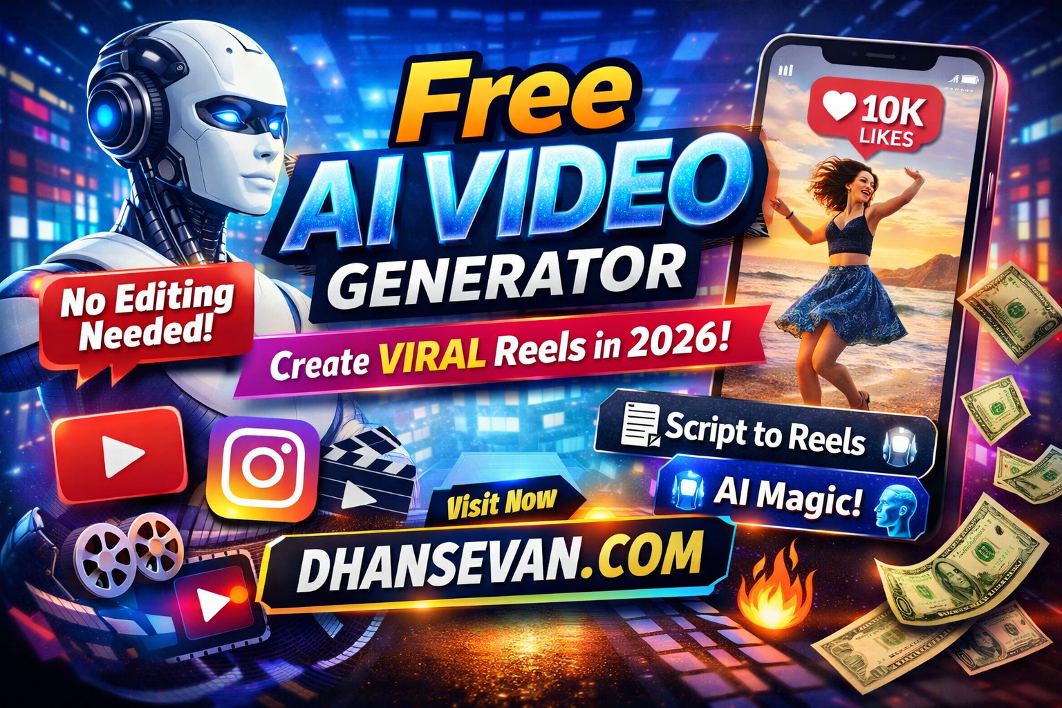 Thumbnail for Google Employees Are Terrified of Free AI Video Generator That Creates Viral Reels (And It's Completely Free) - Dhansevan Gaming News & Tutorials