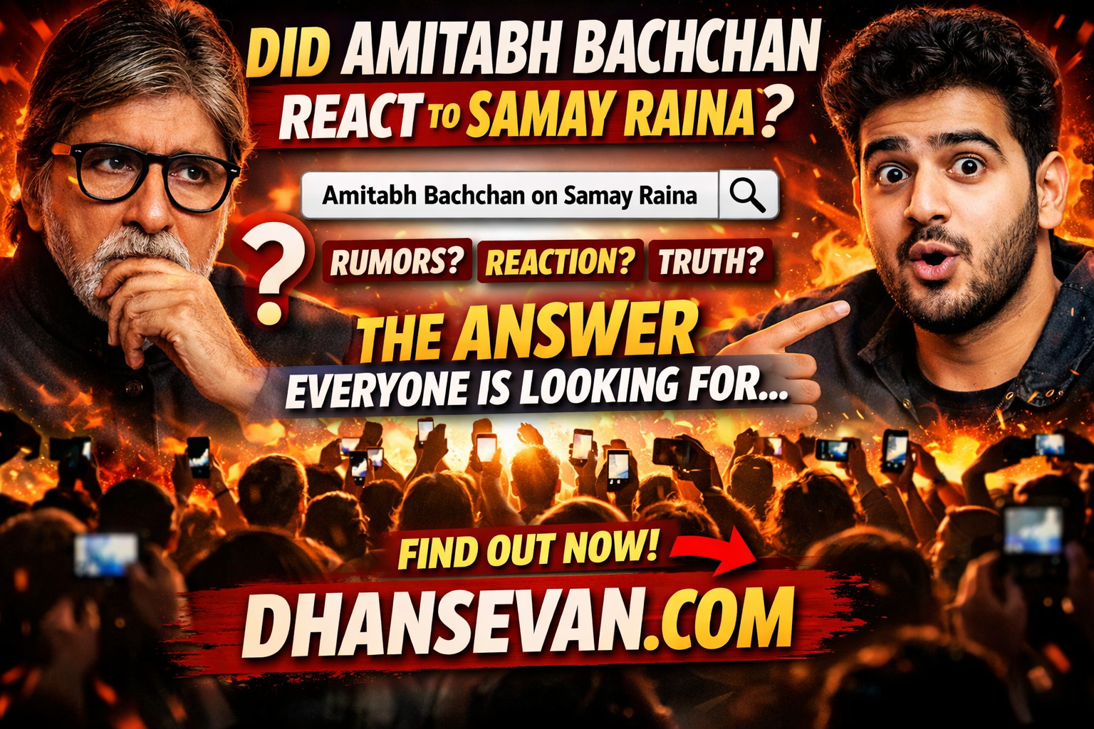 Thumbnail for Did Amitabh Bachchan React to Samay Raina?… Or Are People Just Expecting Him To? - Dhansevan Gaming News & Tutorials
