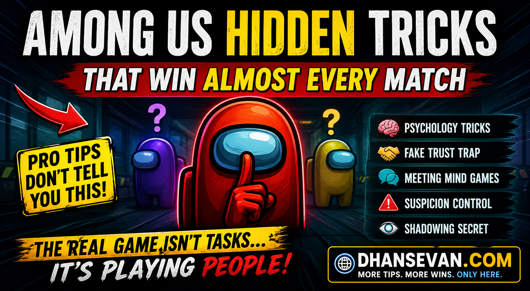 Most Among Us ‘Pro Tips’ Are Obvious… But Some Players Think One Psychological Trick Quietly Wins Almost Every Match