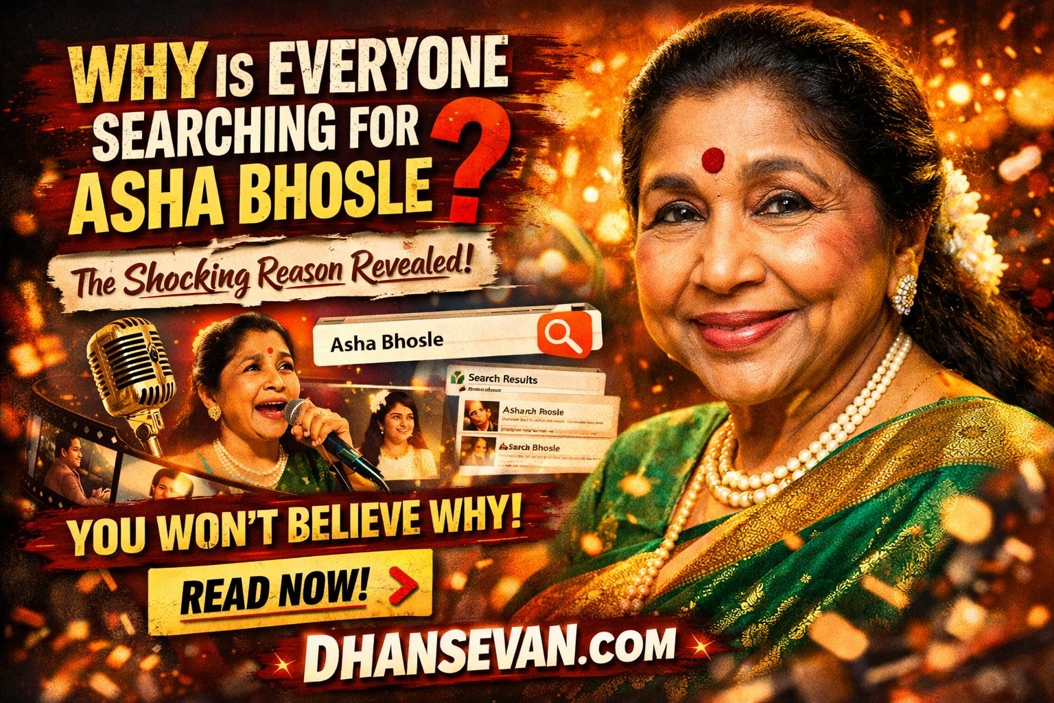 Thumbnail for Asha Bhosle Is Trending Again… And This Time, The Reason Feels Different - Dhansevan Gaming News & Tutorials