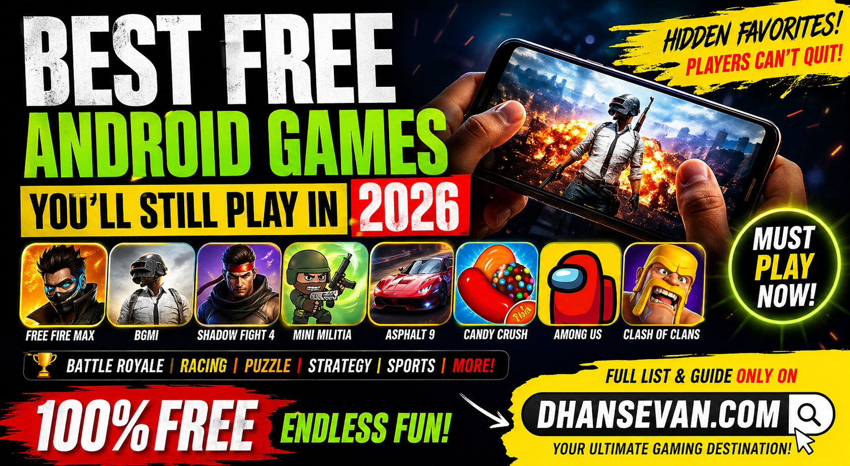 Thumbnail for Most People Search For The Best Free Android Games… But The Ones Players Keep Installed In 2026 Are Often Different - Dhansevan Gaming News & Tutorials