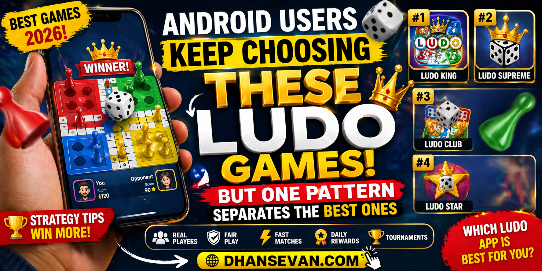 Thumbnail for Android Users Keep Choosing These Ludo Games… But One Pattern Separates the Best Ones - Dhansevan Gaming News & Tutorials