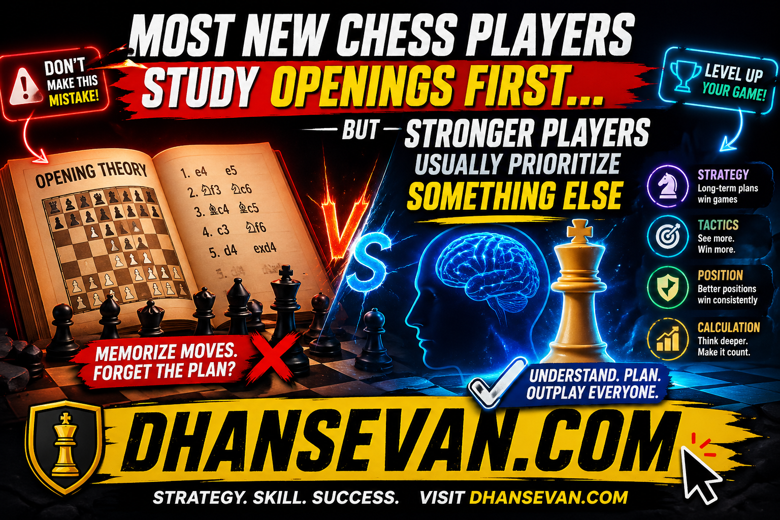 Thumbnail for Most New Chess Players Study Openings First… But Stronger Players Usually Prioritize Something Else - Dhansevan Gaming News & Tutorials