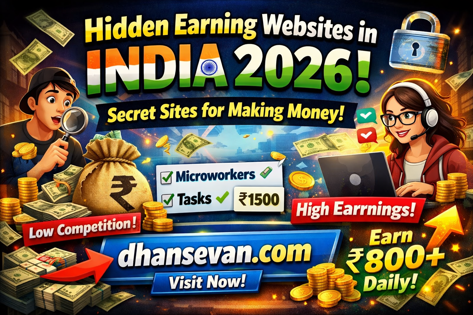 Thumbnail for People Are Quietly Making ₹1000 Daily From Hidden Earning Websites in India (And It's Legal) - Dhansevan Gaming News & Tutorials