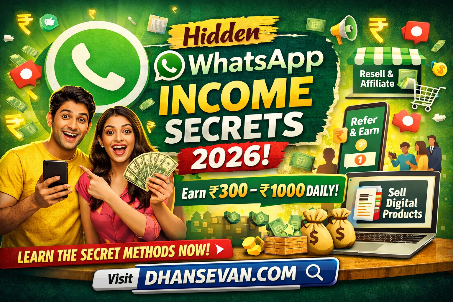 Thumbnail for The Bizarre 5-Minute Trick in How People Are Making Money Using WhatsApp in India That Pays Real Money (Proof Inside) - Dhansevan Gaming News & Tutorials