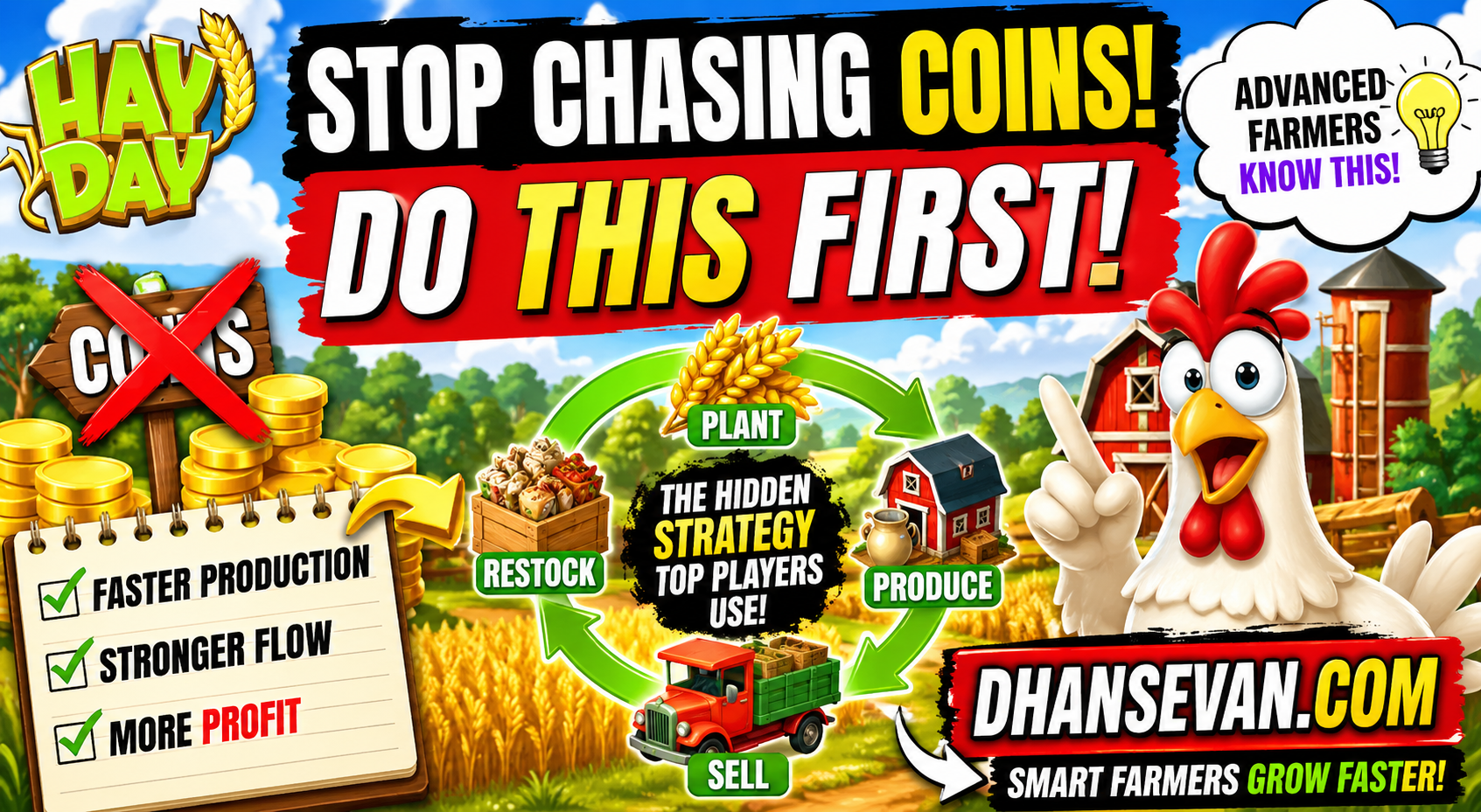 Thumbnail for Most Hay Day Players Try to Earn More Coins First… But Advanced Farmers Usually Prioritize Something Else - Dhansevan Gaming News & Tutorials