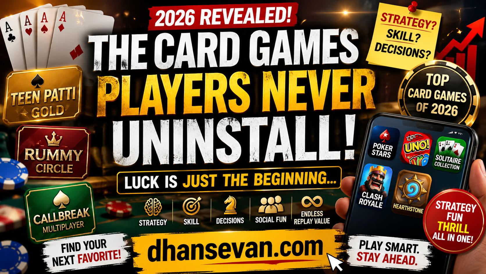 Most People Download Card Games For Luck Or Fun… But The Ones Players Keep Returning To Often Reward Something Else