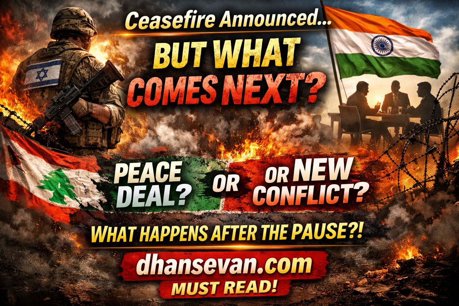 Thumbnail for India Welcomed the Israel–Lebanon Ceasefire… But the Real Story Might Be What Comes Next - Dhansevan Gaming News & Tutorials