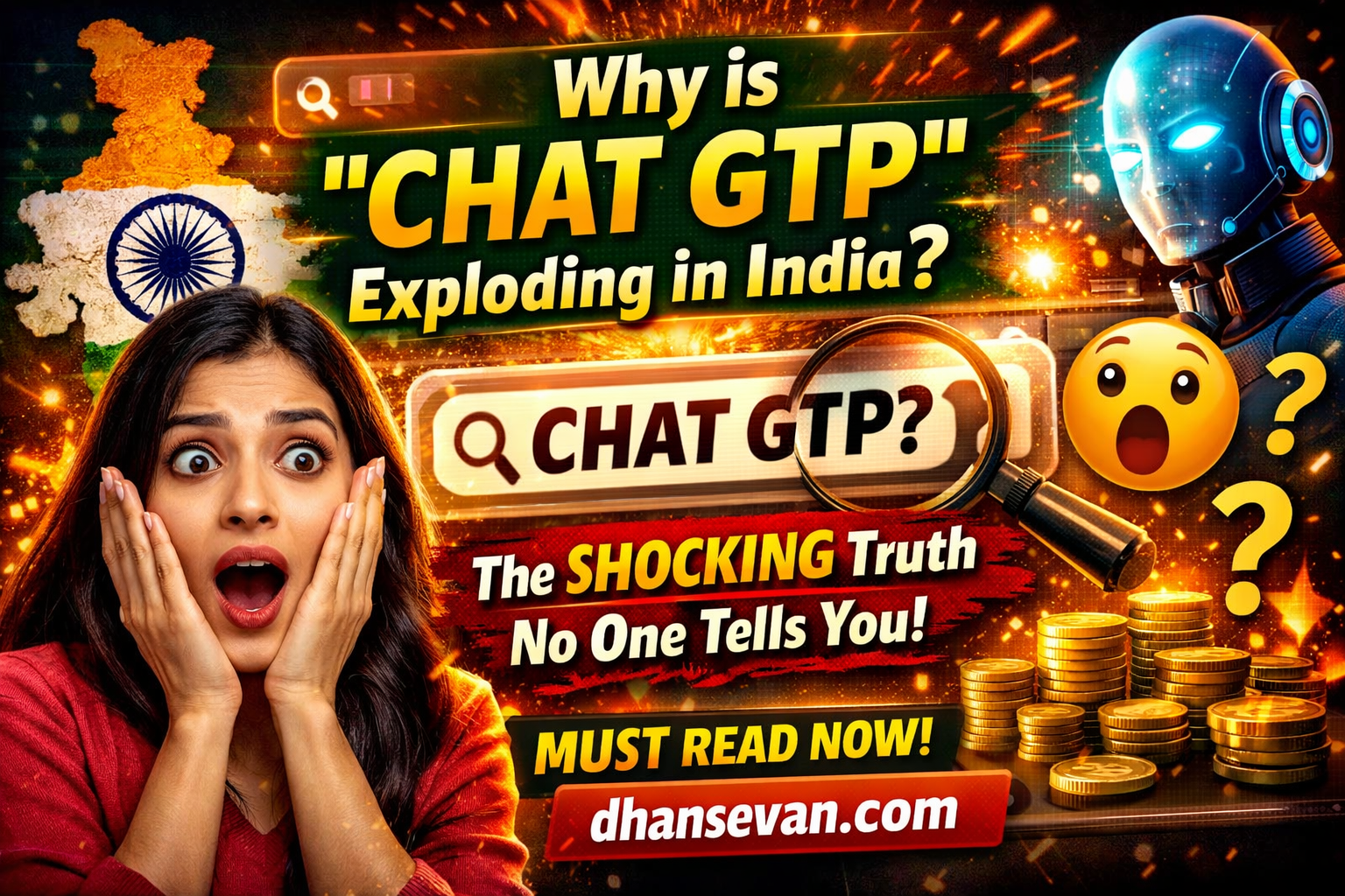 Thumbnail for “Chat GTP” Searches Are Exploding in India… But Most People Are Missing This One Critical Truth - Dhansevan Gaming News & Tutorials