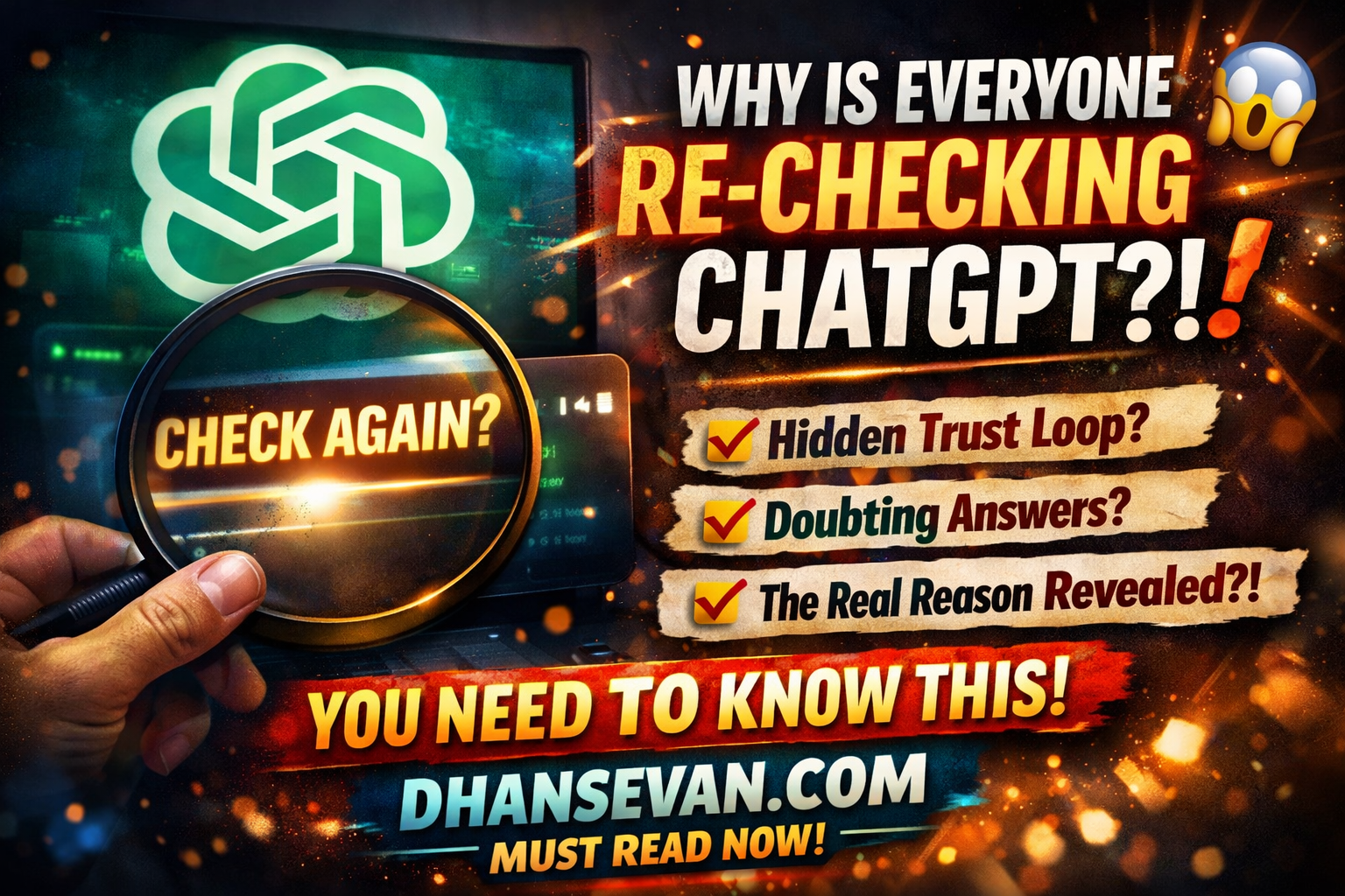 Thumbnail for People Don’t Just Use ChatGPT Anymore… They Check It Twice—And That Subtle Habit Is Changing Everything - Dhansevan Gaming News & Tutorials