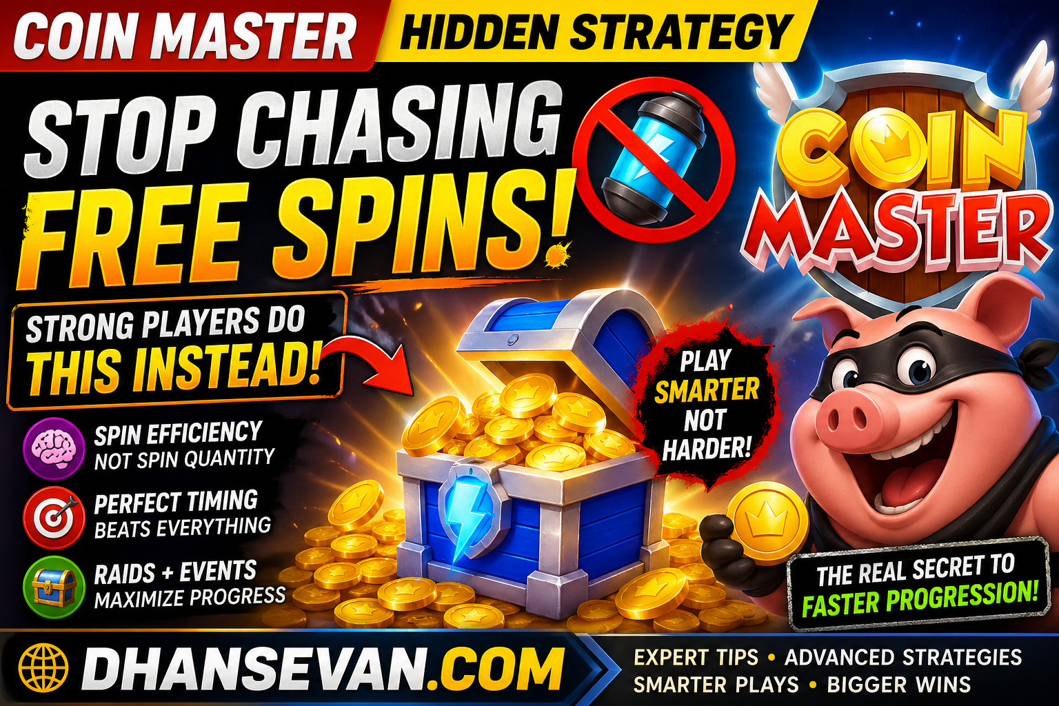 Thumbnail for Most Coin Master Players Focus On Getting More Free Spins… But Strong Players Usually Prioritize Something Else - Dhansevan Gaming News & Tutorials