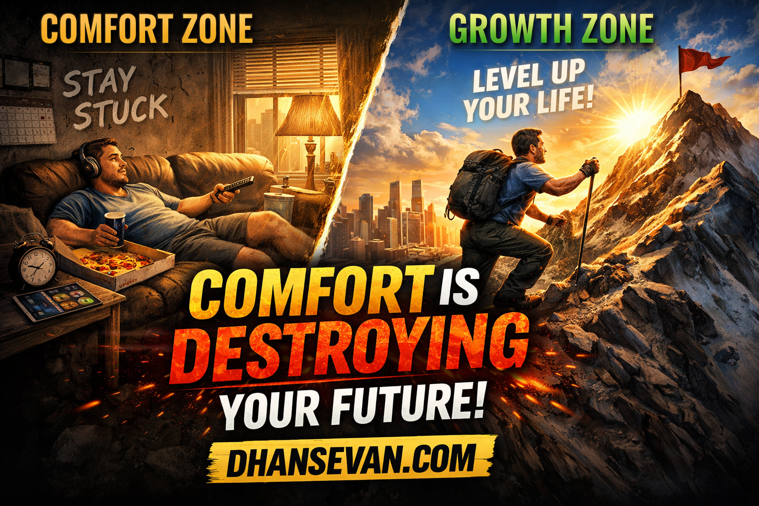Thumbnail for The One Unfair Strategy in The Hidden Cost of Being “Comfortable” — Why It’s Secretly Destroying Your Future That Will Decide Everything - Dhansevan Gaming News & Tutorials