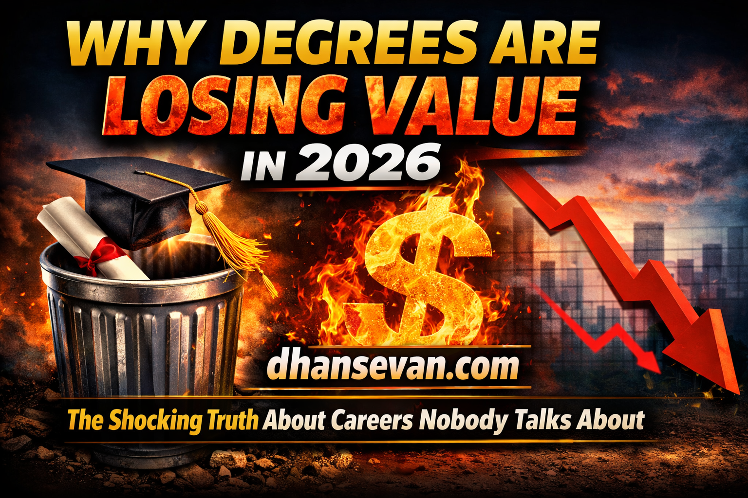 Thumbnail for Stop Ignoring Why Degrees Are Losing Value in  — The Shocking Truth About Careers Nobody Talks About—This Hidden Secret Could Change Your Life in 2026 - Dhansevan Gaming News & Tutorials