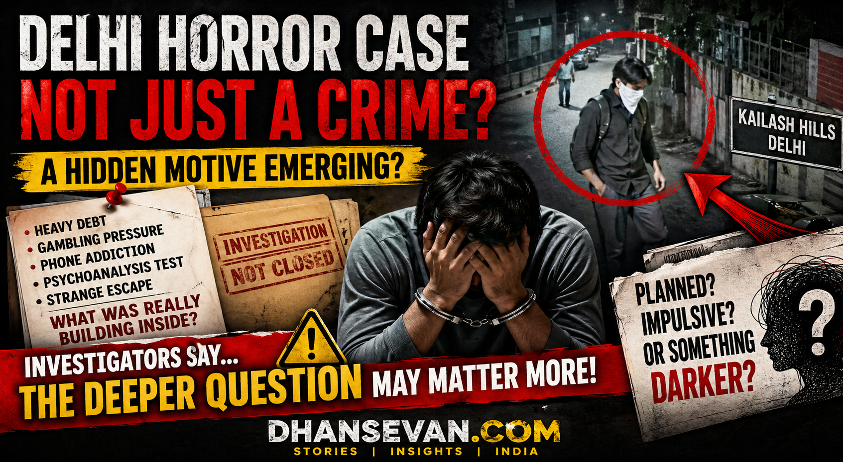 Thumbnail for The Delhi Horror Case Looks Like A Brutal Crime… But Investigators Say A Deeper Question May Matter More - Dhansevan Gaming News & Tutorials