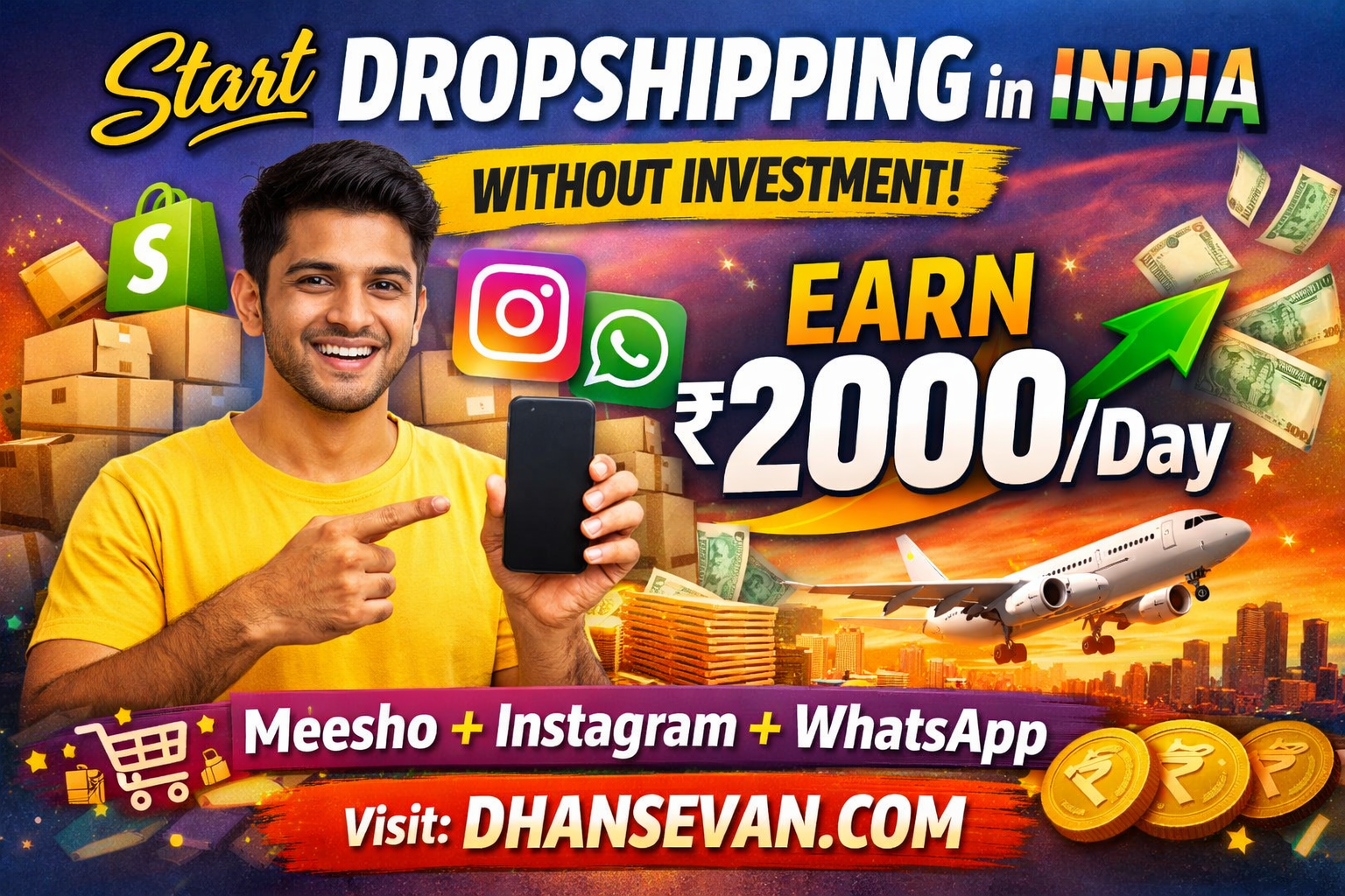 Thumbnail for The Bizarre 5-Minute Trick in Start Dropshipping Without Investment in India That Pays Real Money (Proof Inside) - Dhansevan Gaming News & Tutorials