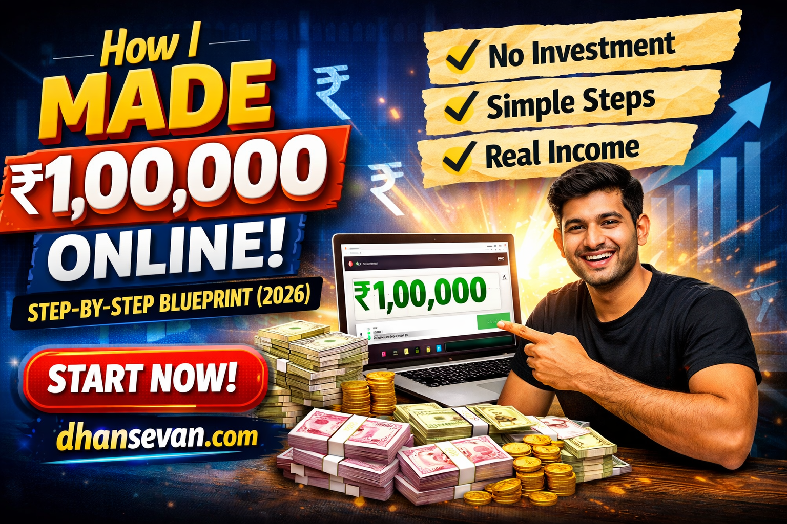 Thumbnail for How I Made My First ₹1,00,000 Online — Step in 2026: The Bizarre Truth That Will Change Everything - Dhansevan Gaming News & Tutorials