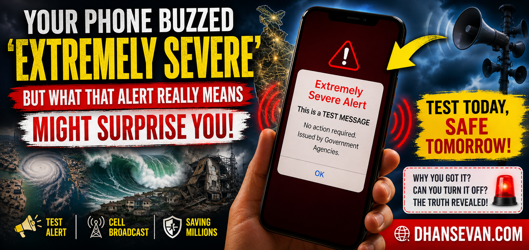 Your Phone Buzzed ‘Extremely Severe’… But What That Alert Really Means Might Surprise You