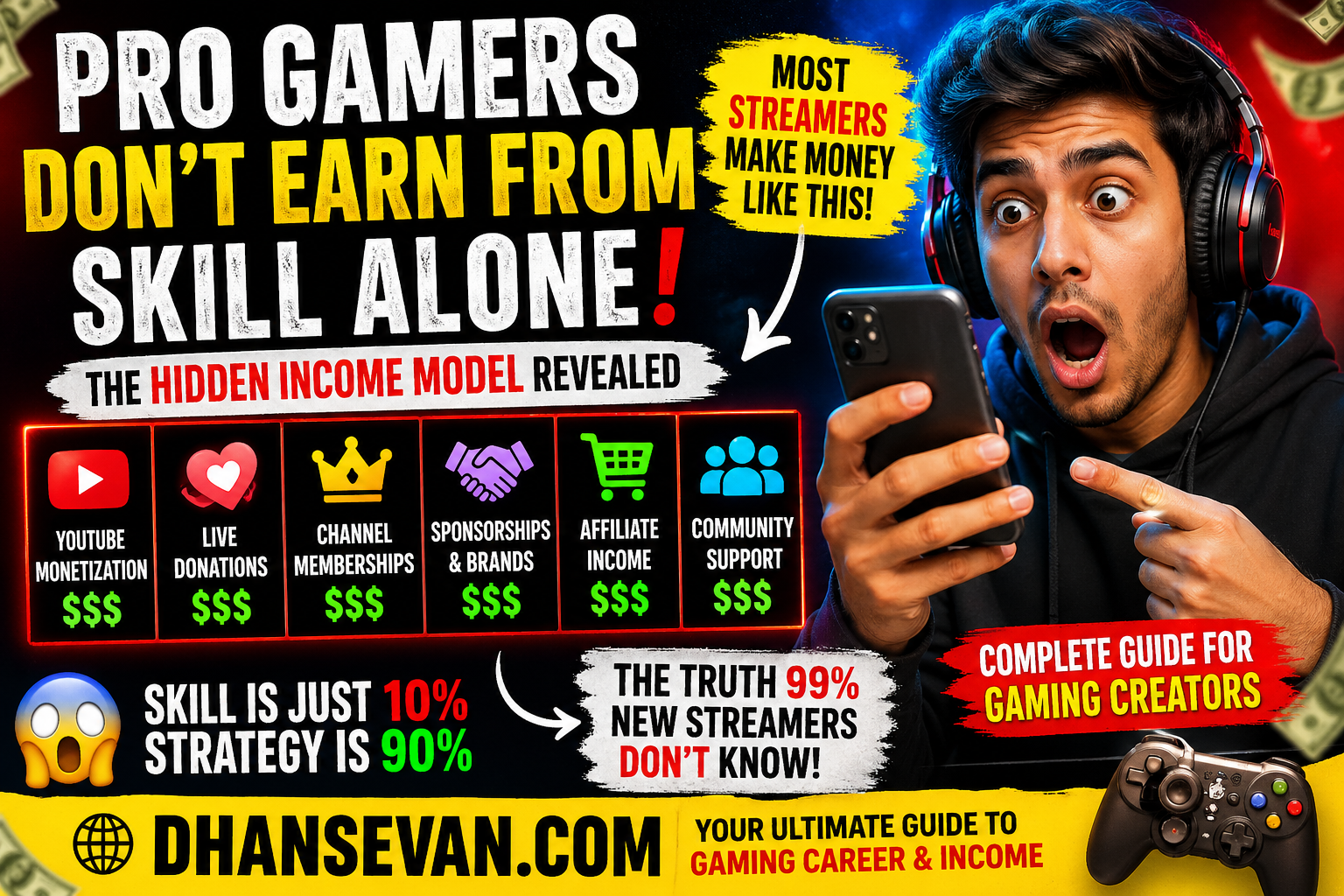 Thumbnail for Many People Think Pro Gamers Earn From Skill Alone… But Top Streamers Usually Make Money Very Differently - Dhansevan Gaming News & Tutorials