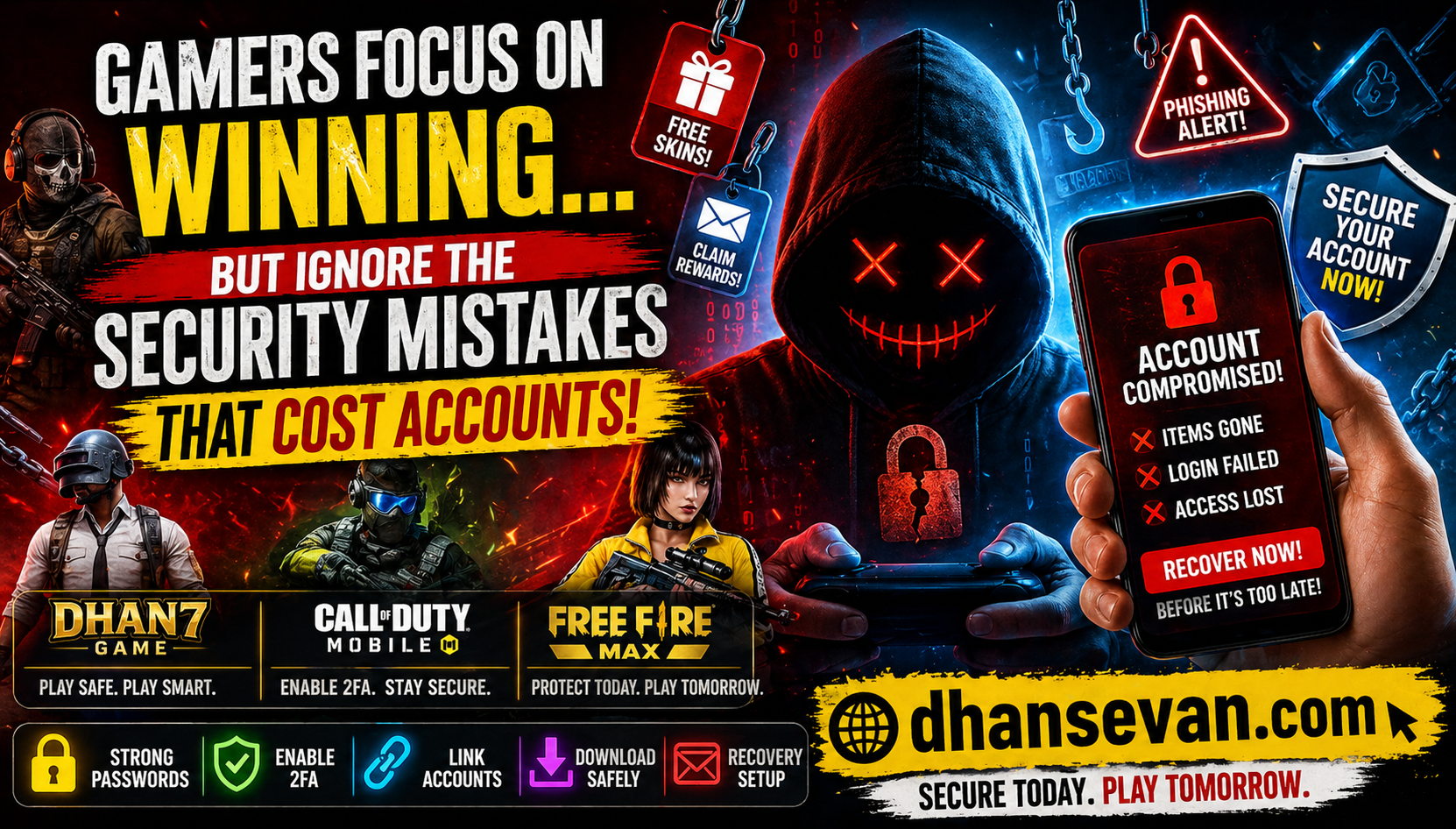 Thumbnail for Most Gamers Focus On Winning More… But Many Ignore The Security Mistakes That Often Cost Accounts - Dhansevan Gaming News & Tutorials