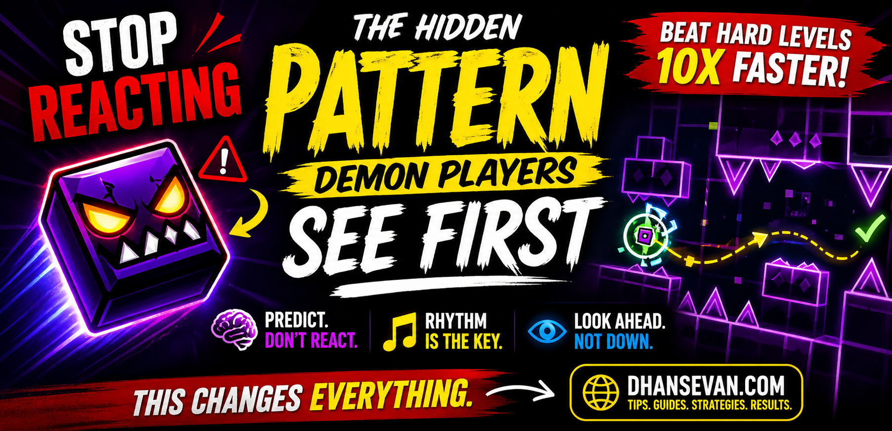 Thumbnail for Most Geometry Dash Players Chase Faster Reflexes… But Demon-Level Players Usually Focus On Something Else - Dhansevan Gaming News & Tutorials