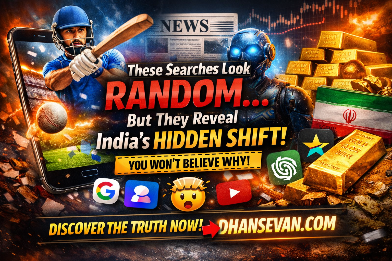 Thumbnail for These 20 Trending Searches Look Completely Unrelated… But Together They Reveal a Shift in India Most People Haven’t Noticed Yet - Dhansevan Gaming News & Tutorials
