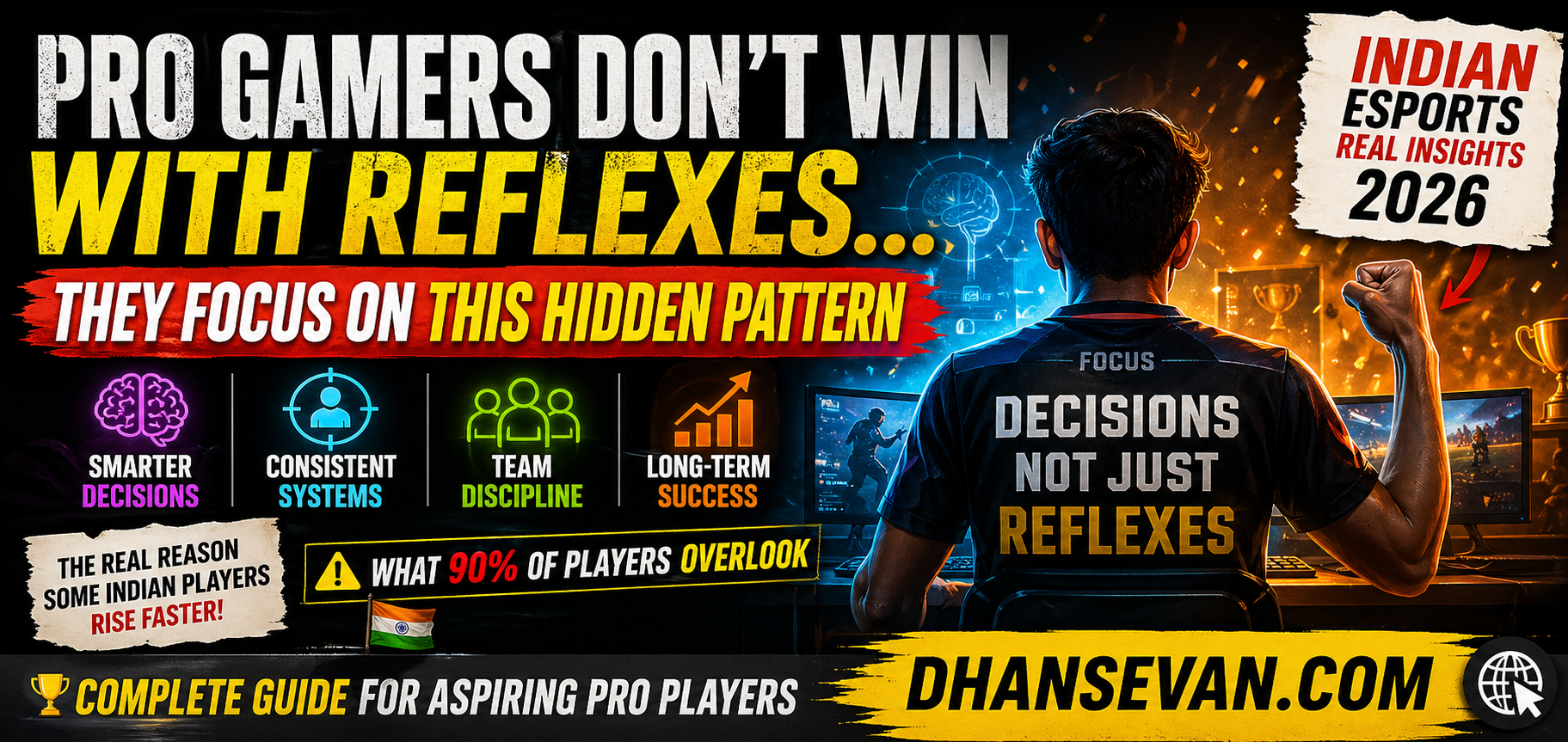 Thumbnail for Many People Think Pro Gamers Win Through Reflexes… But Indian Esports Players Often Focus On Something Else - Dhansevan Gaming News & Tutorials
