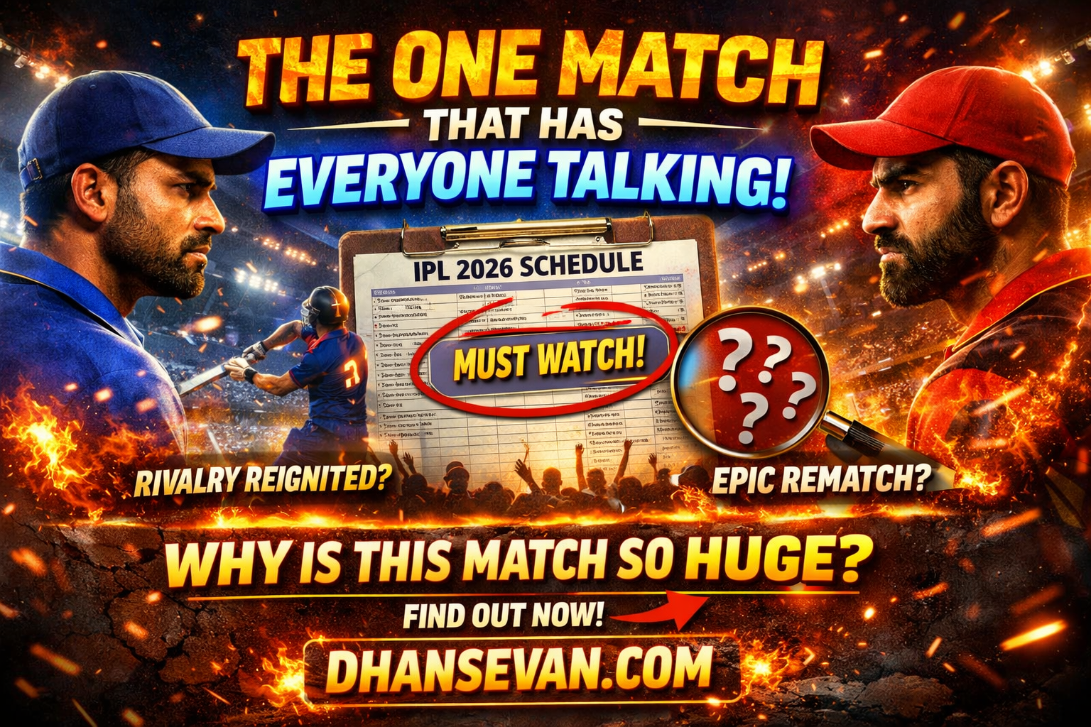 Thumbnail for IPL 2026 Schedule Is Out… But This One Match Is Quietly Getting More Attention Than All Others - Dhansevan Gaming News & Tutorials