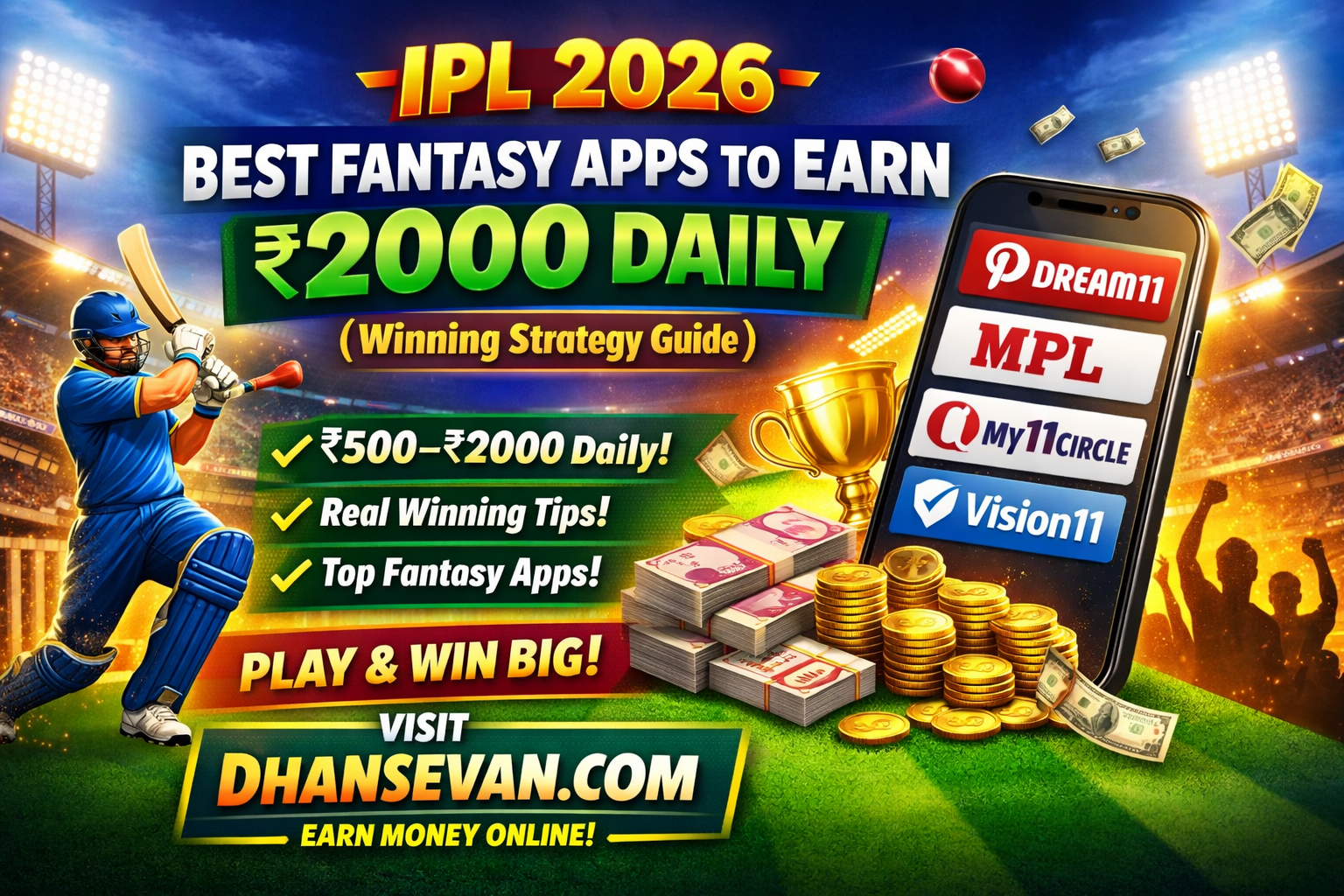 Thumbnail for Stop Playing for Free: How Indians Are Secretly Making Money with IPL - Dhansevan Gaming News & Tutorials