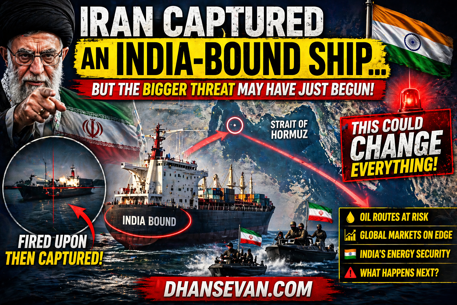Thumbnail for Iran Captured an India-Bound Ship… But the Bigger Threat May Have Just Begun - Dhansevan Gaming News & Tutorials