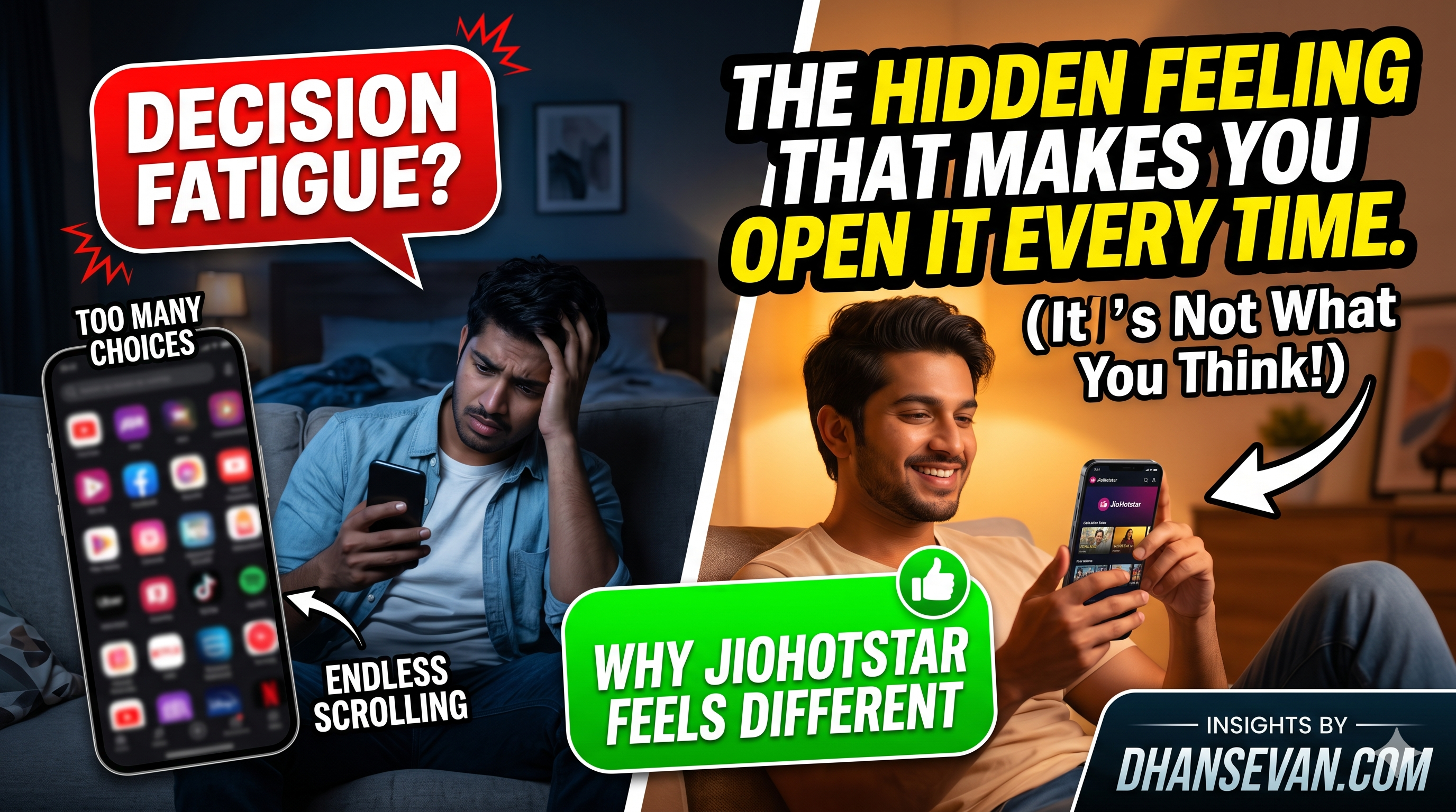 Thumbnail for JioHotstar Is Suddenly Everywhere… But This One Feeling Is Why People Are Opening It More Often - Dhansevan Gaming News & Tutorials