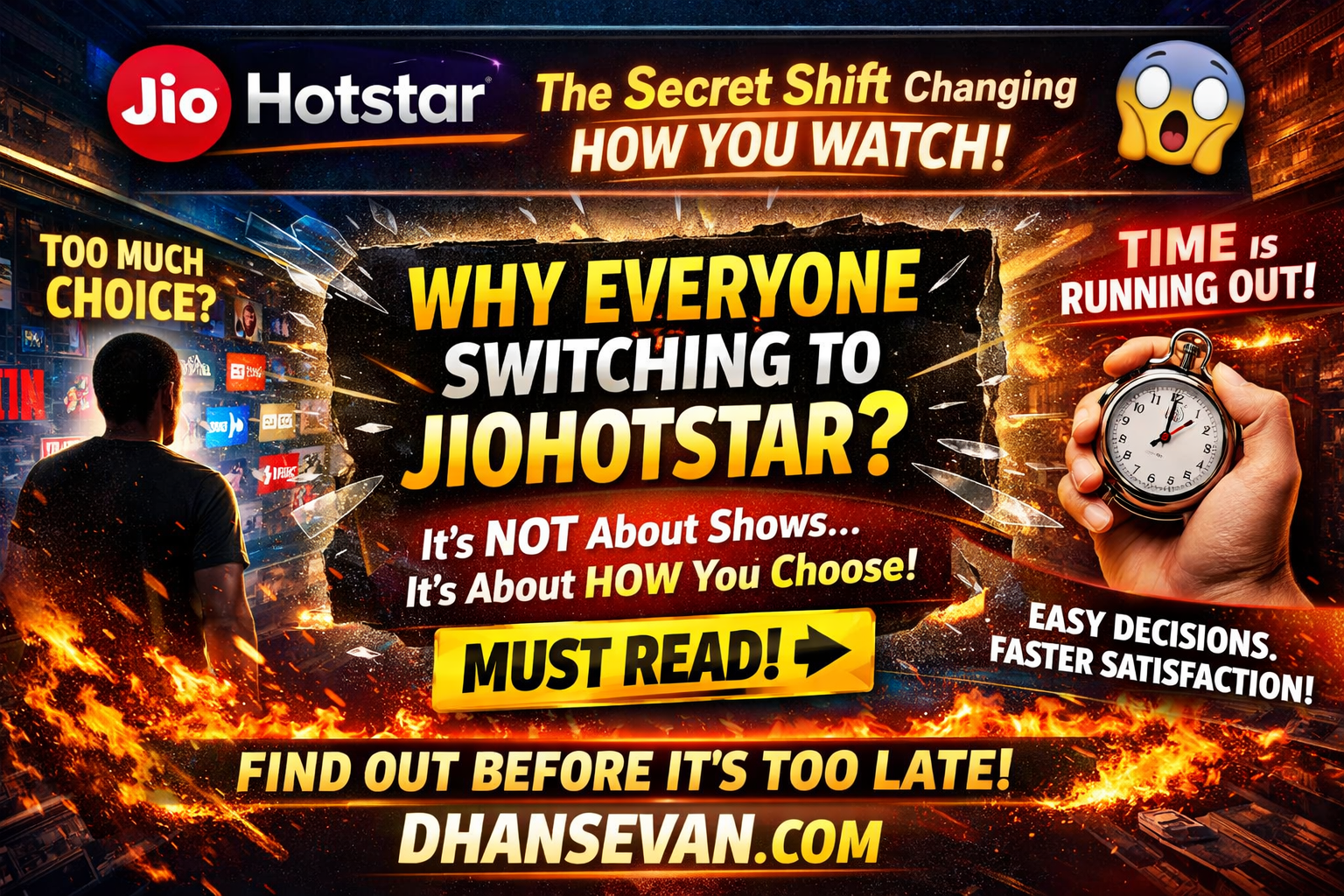 Thumbnail for JioHotstar Is Suddenly Everywhere… But This One Silent Shift Is Quietly Changing How You Watch Everything - Dhansevan Gaming News & Tutorials