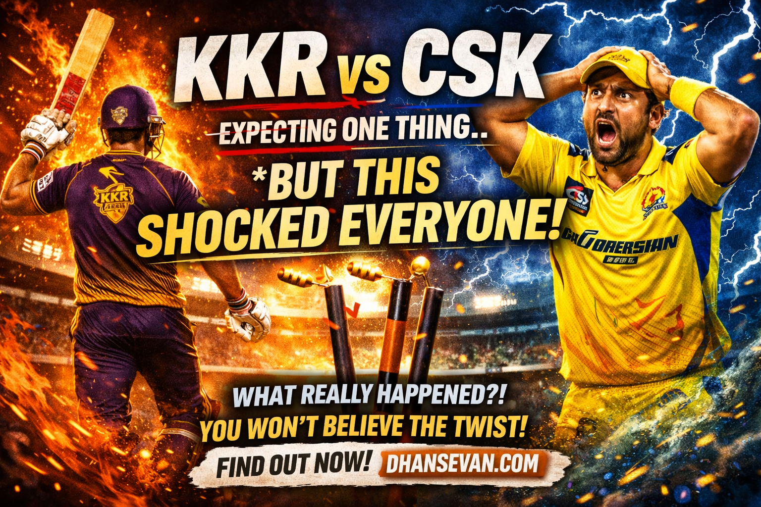 Thumbnail for KKR vs CSK Had Everyone Expecting One Thing… But What Happened Was Completely Different - Dhansevan Gaming News & Tutorials