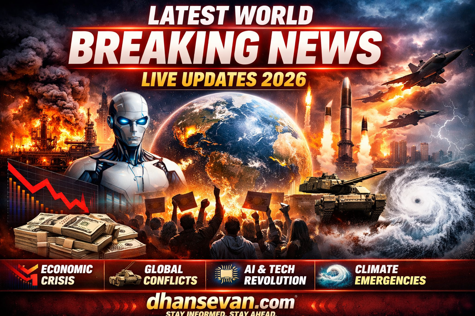 Thumbnail for The Dark Secret Behind Latest World Breaking News Today That the Media is Hiding (2026) - Dhansevan Gaming News & Tutorials