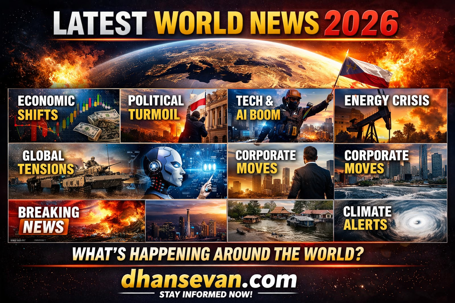 Thumbnail for Why Latest World News Today is Exploding on Google Trends Right Now (The Real Reason) - Dhansevan Gaming News & Tutorials