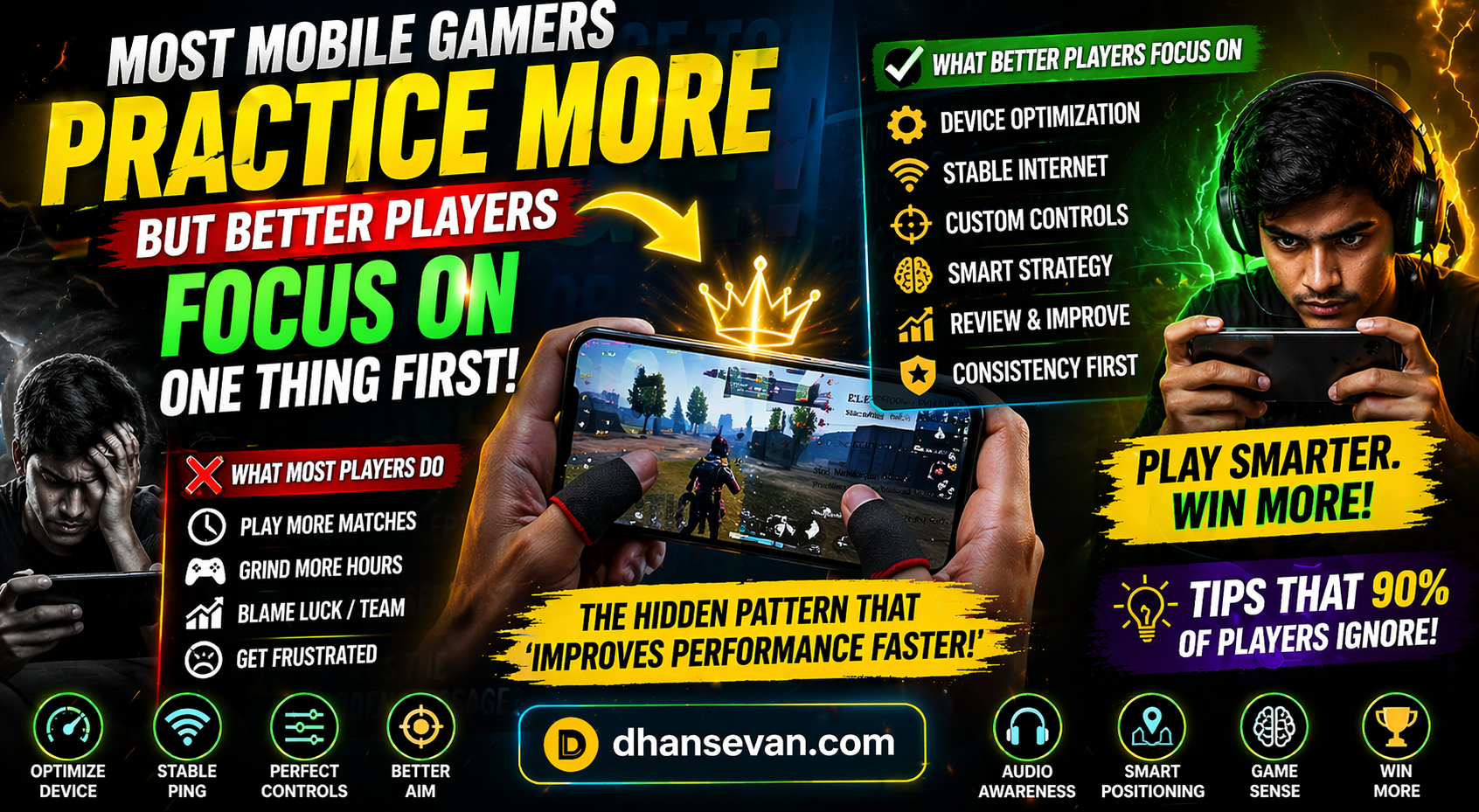 Thumbnail for Most Mobile Gamers Practice More… But Better Players Focus On One Thing First - Dhansevan Gaming News & Tutorials