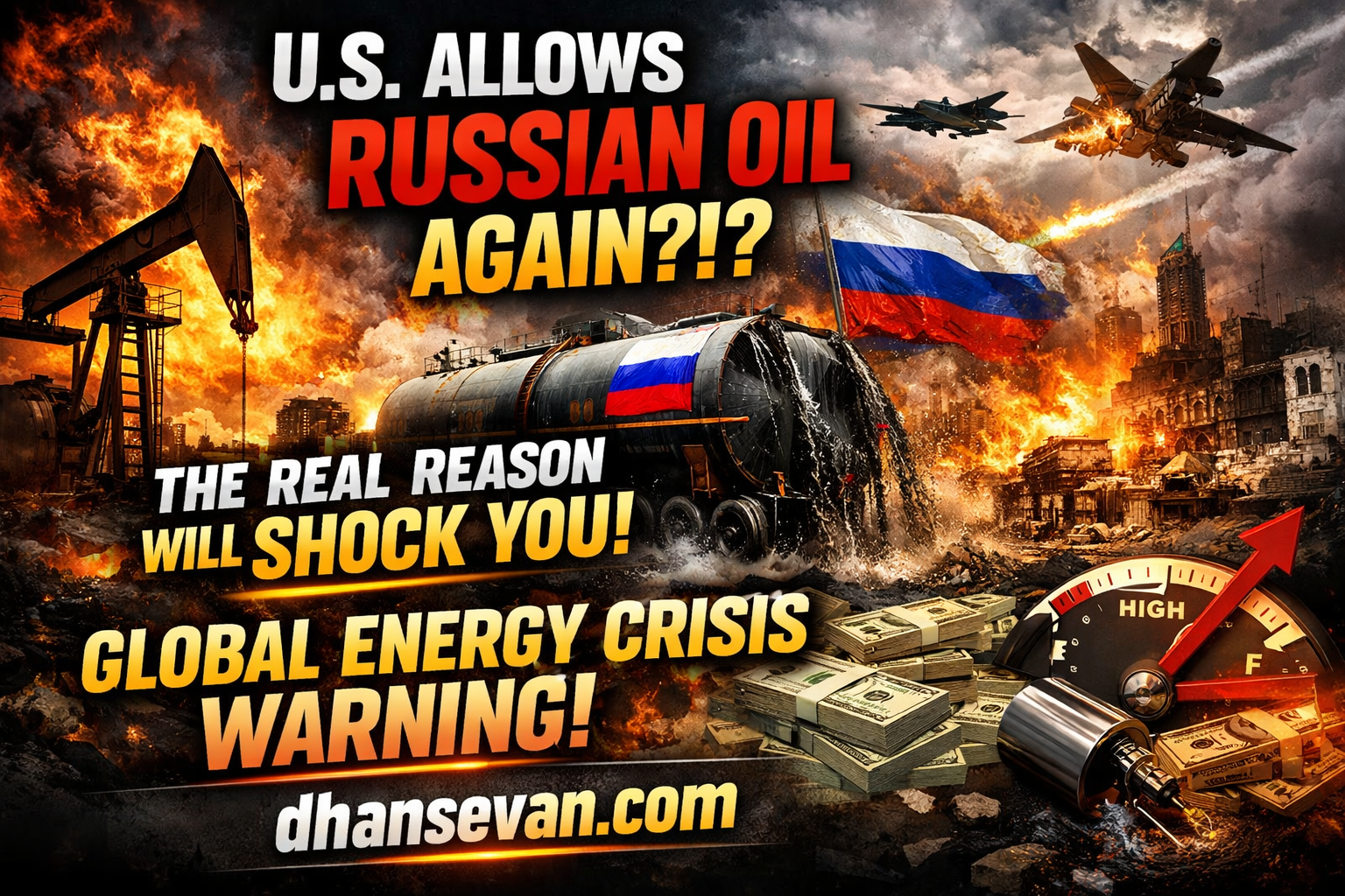 Thumbnail for The US Just Allowed Russian Oil Again… But the Real Reason Isn’t What It Looks Like - Dhansevan Gaming News & Tutorials