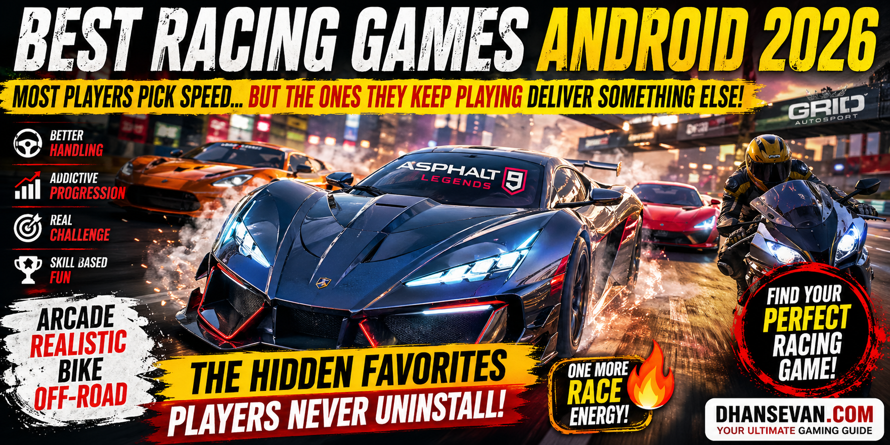 Thumbnail for Most Players Pick Racing Games For Speed First… But The Ones People Keep Playing Often Deliver Something Else - Dhansevan Gaming News & Tutorials