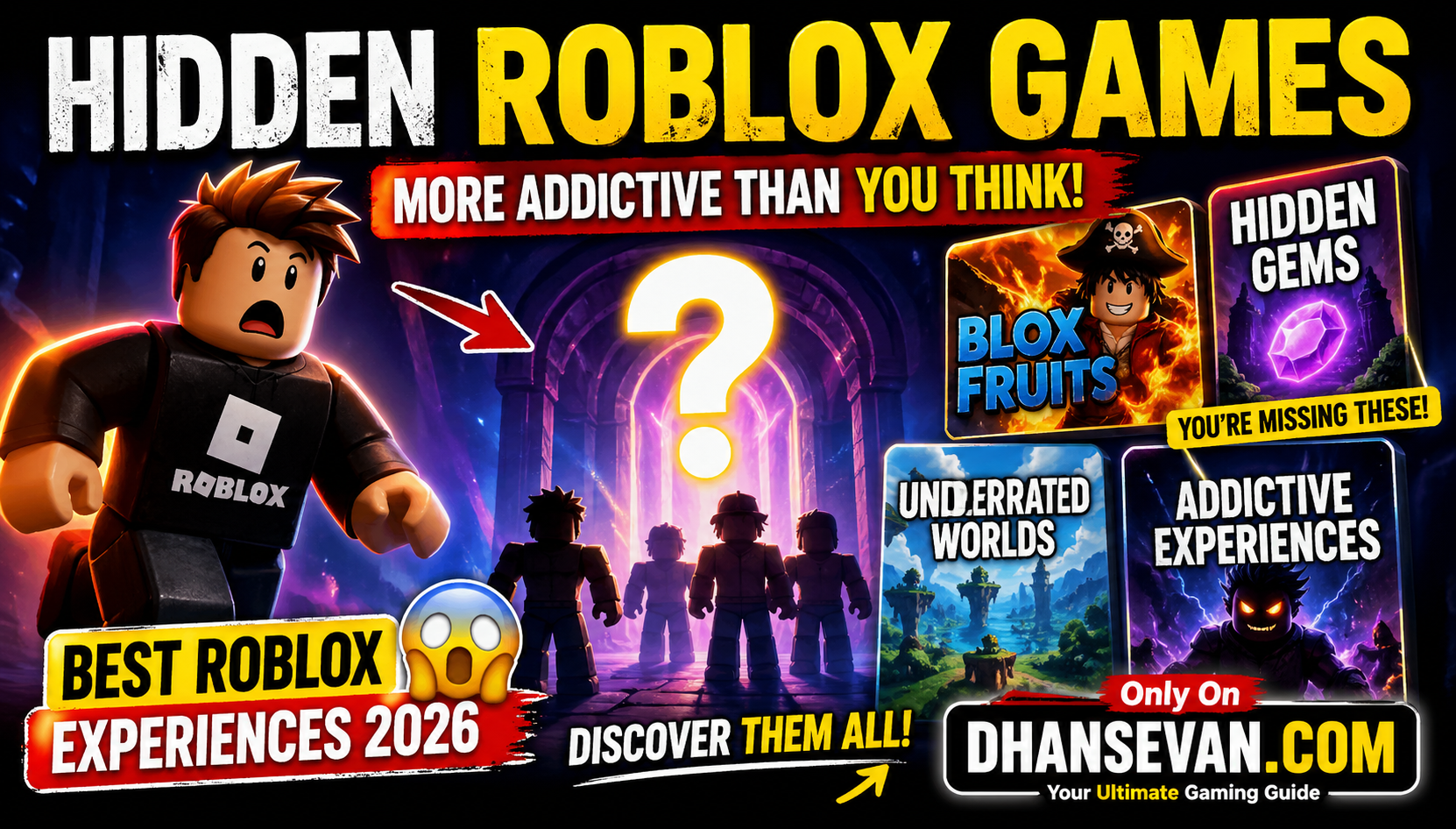 Thumbnail for Most Roblox Players Keep Playing The Biggest Games… But Some Of The Most Addictive Experiences Are Often Elsewhere - Dhansevan Gaming News & Tutorials