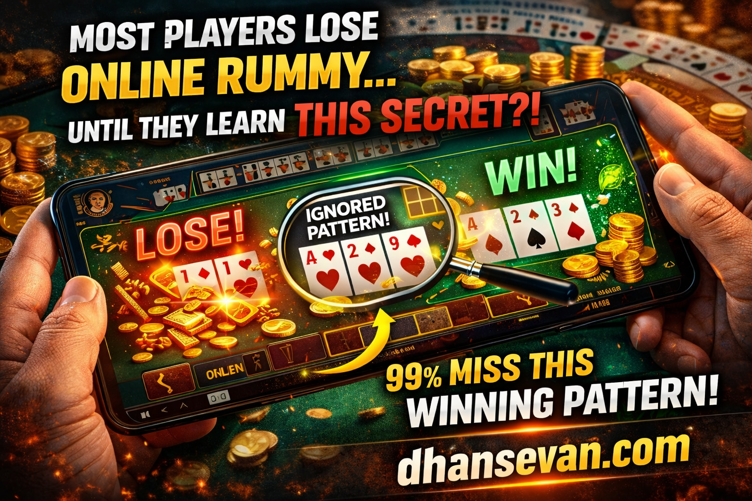 Thumbnail for Most Players Lose at Online Rummy… Until They Understand This One Small Pattern - Dhansevan Gaming News & Tutorials