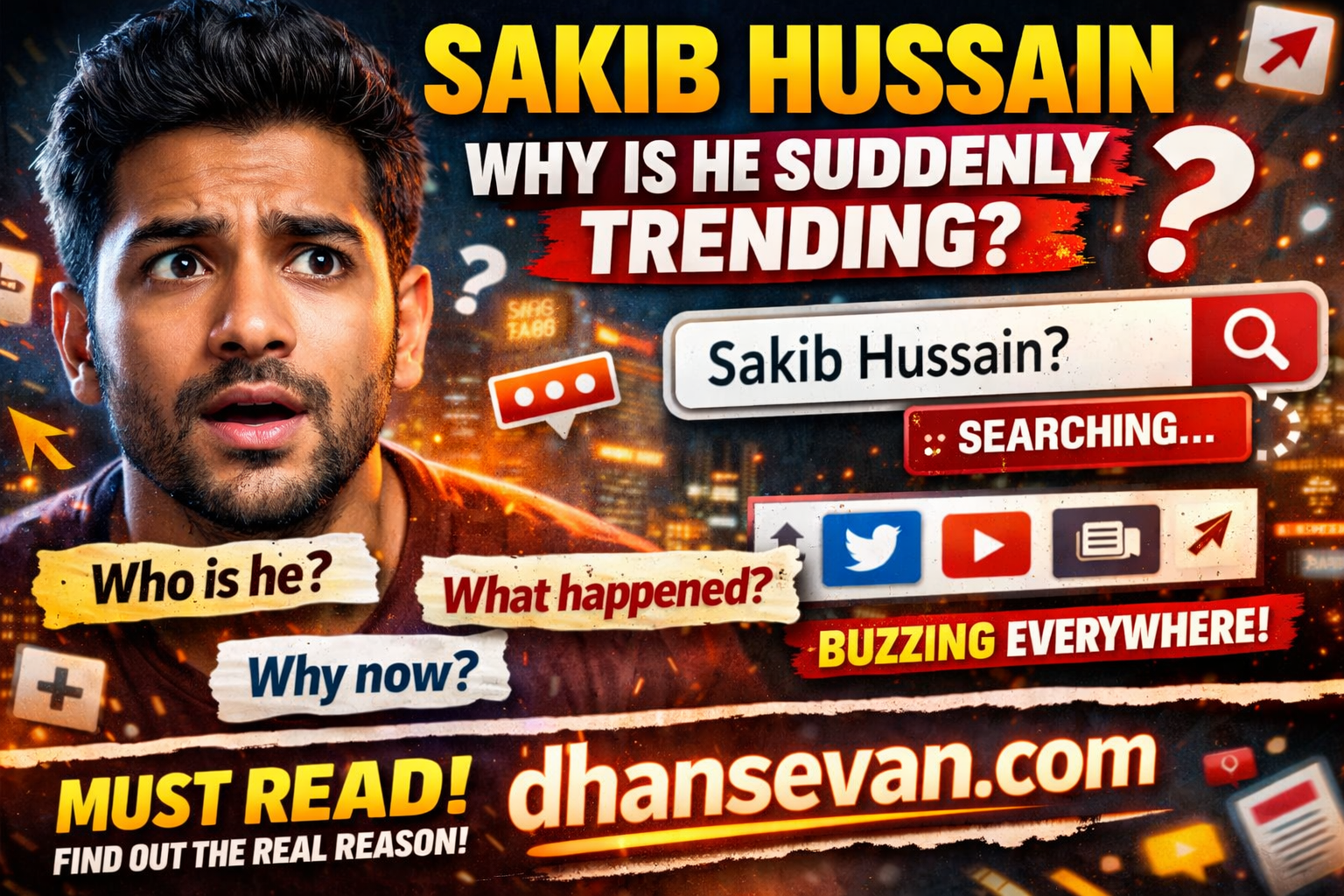 Thumbnail for Sakib Hussain Is Suddenly in the Spotlight… But People Are Still Trying to Figure Out Why - Dhansevan Gaming News & Tutorials