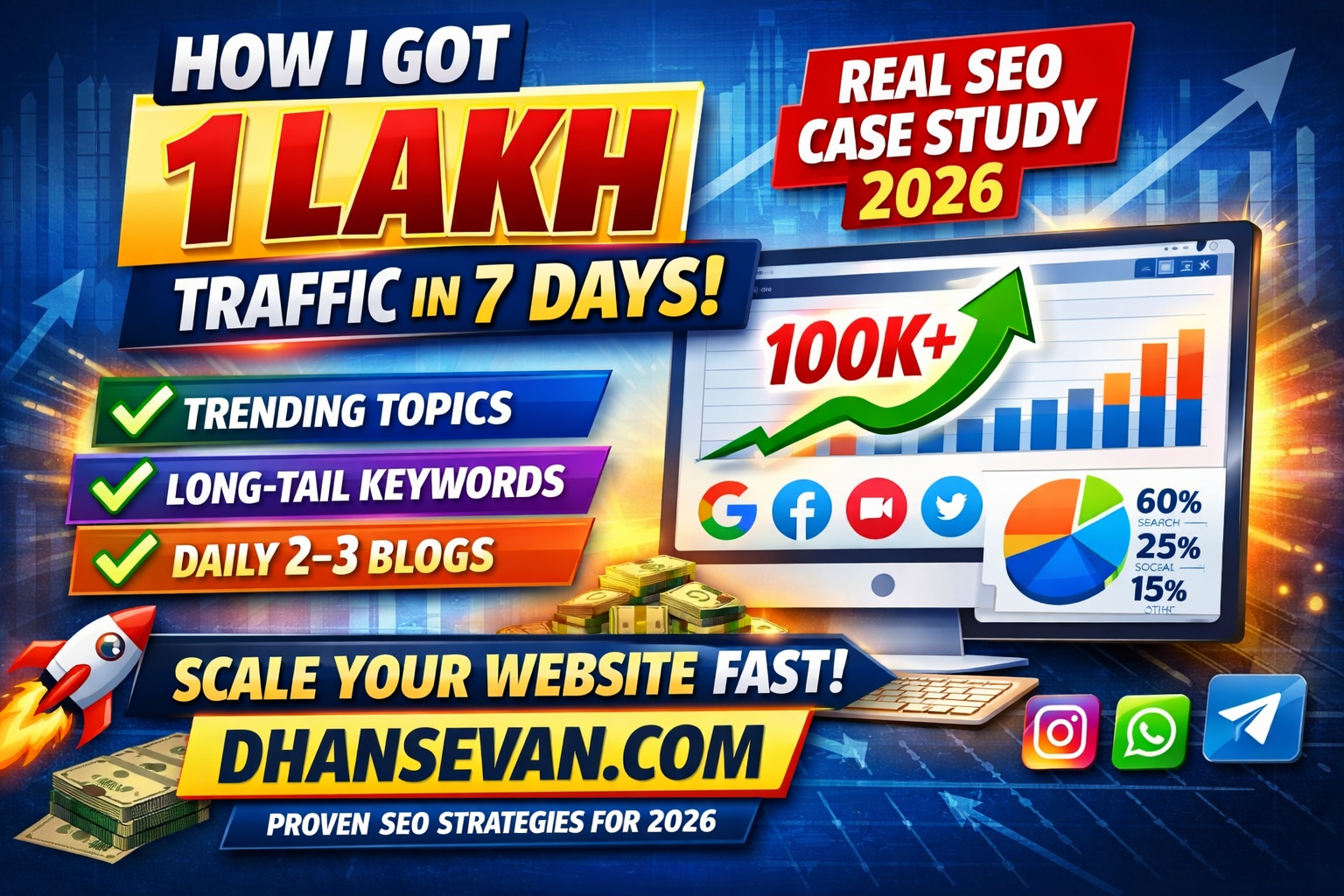 Thumbnail for Stop Ignoring How I Got 1 Lakh Website Traffic in 7 Days—This Hidden Secret Could Change Your Life in 2026 - Dhansevan Gaming News & Tutorials