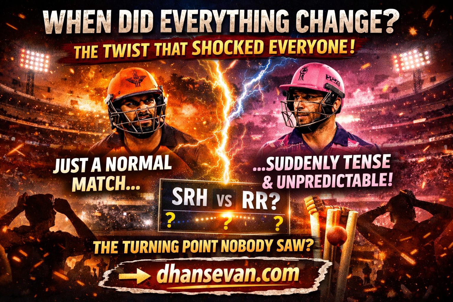 Thumbnail for SRH vs RR Looked Like a Normal Game… Until This Unexpected Twist Changed Everything - Dhansevan Gaming News & Tutorials