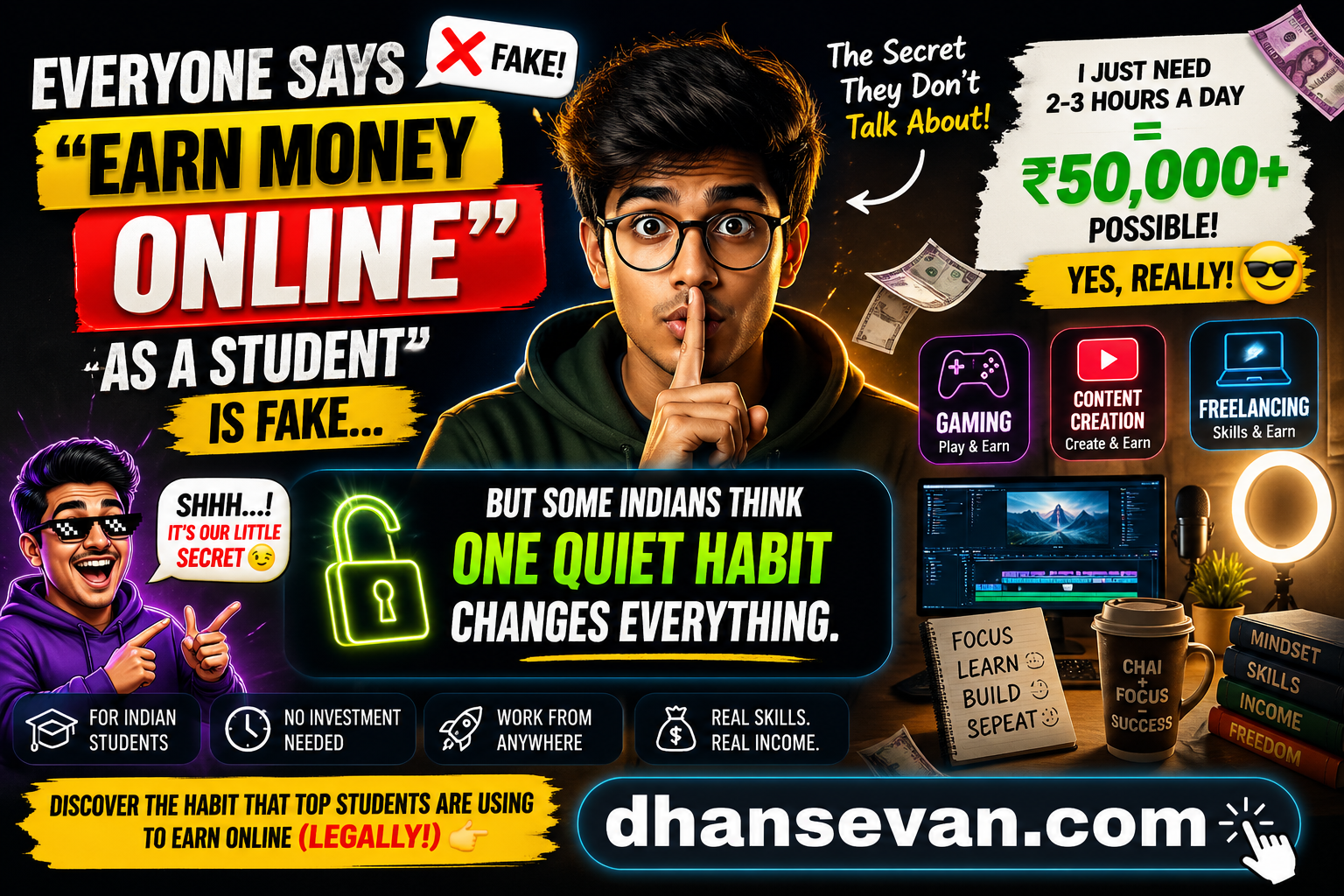 Everyone Says ‘Earn Money Online as a Student’ Is Fake… But Some Indians Think One Quiet Habit Changes Everything