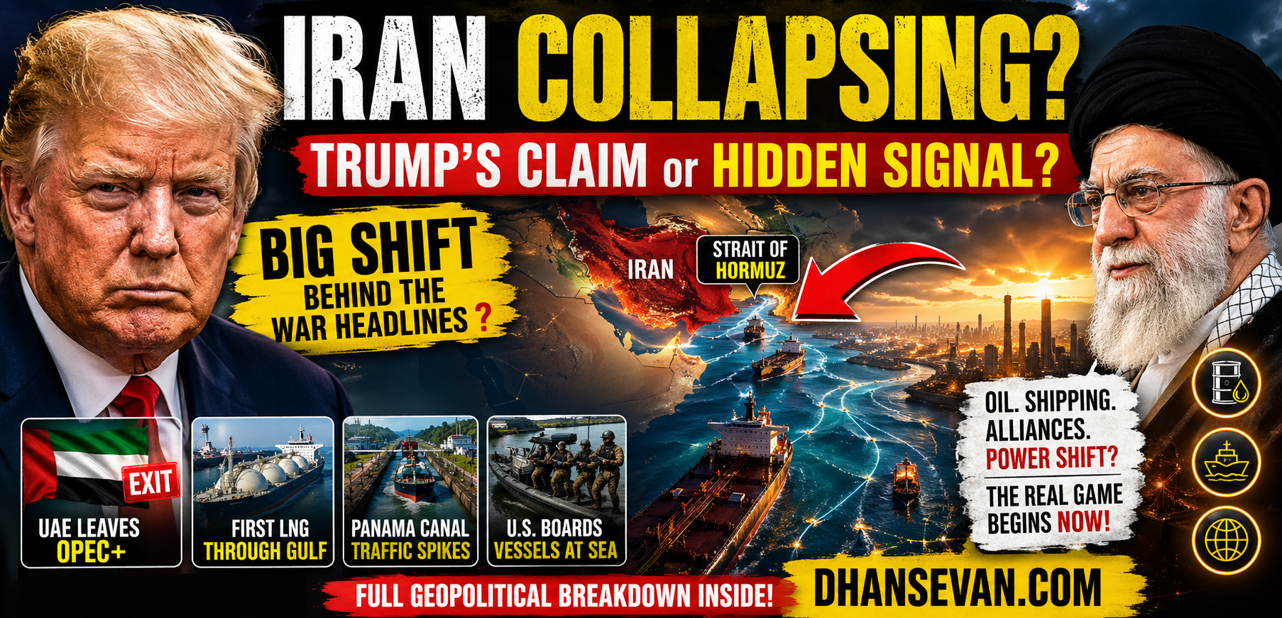 Trump’s ‘Iran Collapse’ Claim Looked Like Wartime Rhetoric… But Some Think It Signals Something Much Bigger About Hormuz And Power