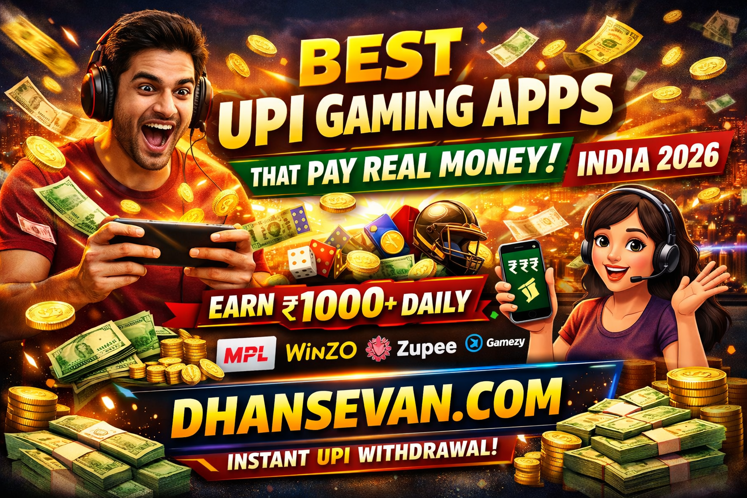 Thumbnail for People Are Quietly Making ₹1000 Daily From Best UPI Gaming Apps That Pay Real Money in India (And It's Legal) - Dhansevan Gaming News & Tutorials