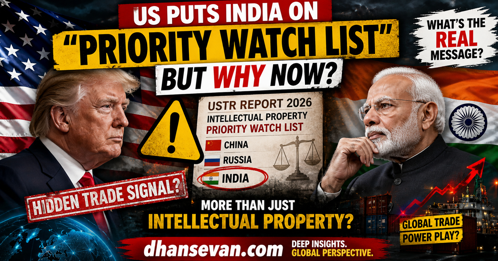 US Puts India On ‘Priority Watch List’… But Some Experts Think This Move Is About More Than Just Intellectual Property