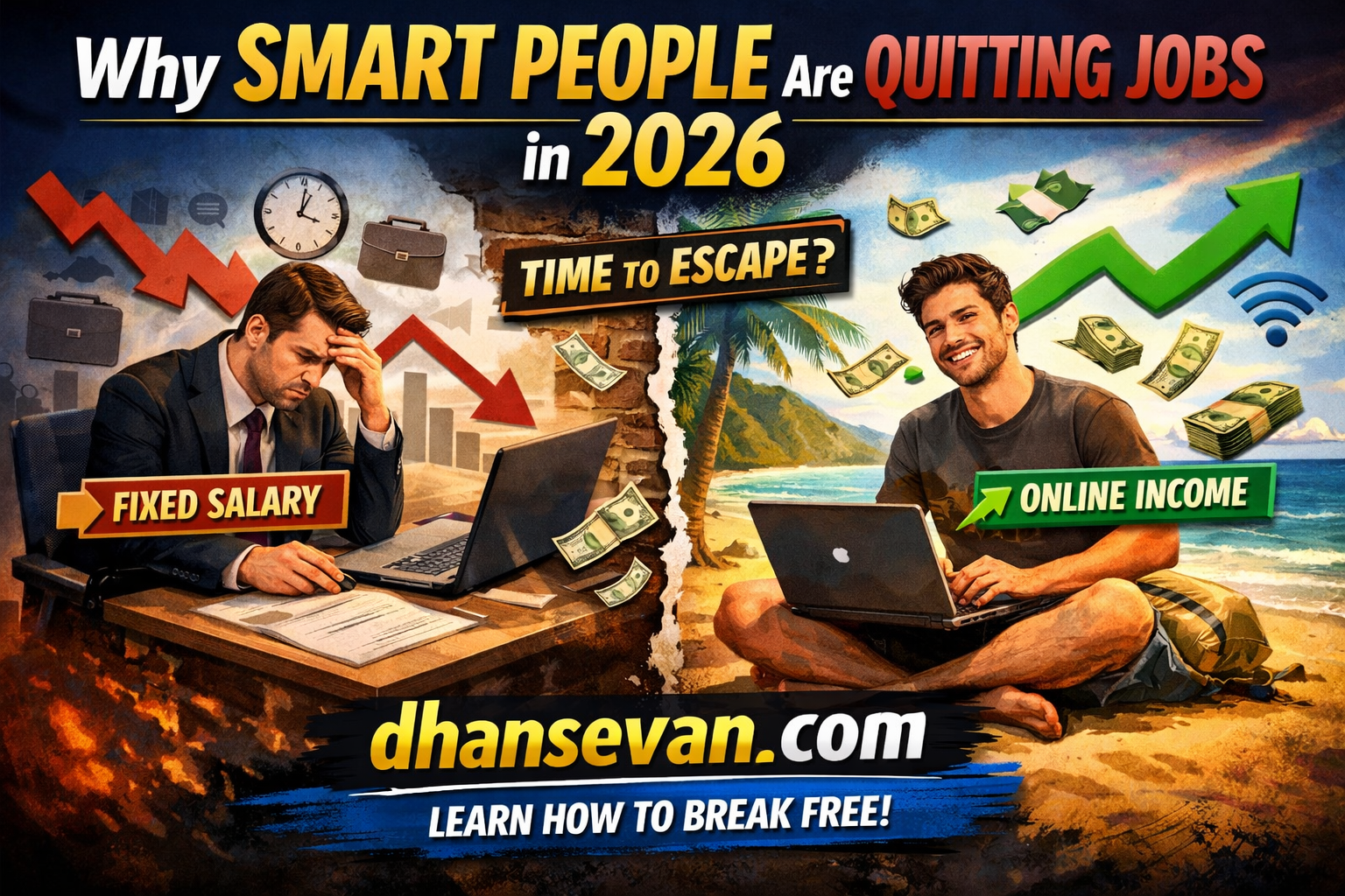 Thumbnail for People Are Quietly Making ₹1000 Daily From Why Smart People Are Quitting Jobs in  — The Hidden Income Shift Nobody Talks About (And It's Legal) - Dhansevan Gaming News & Tutorials