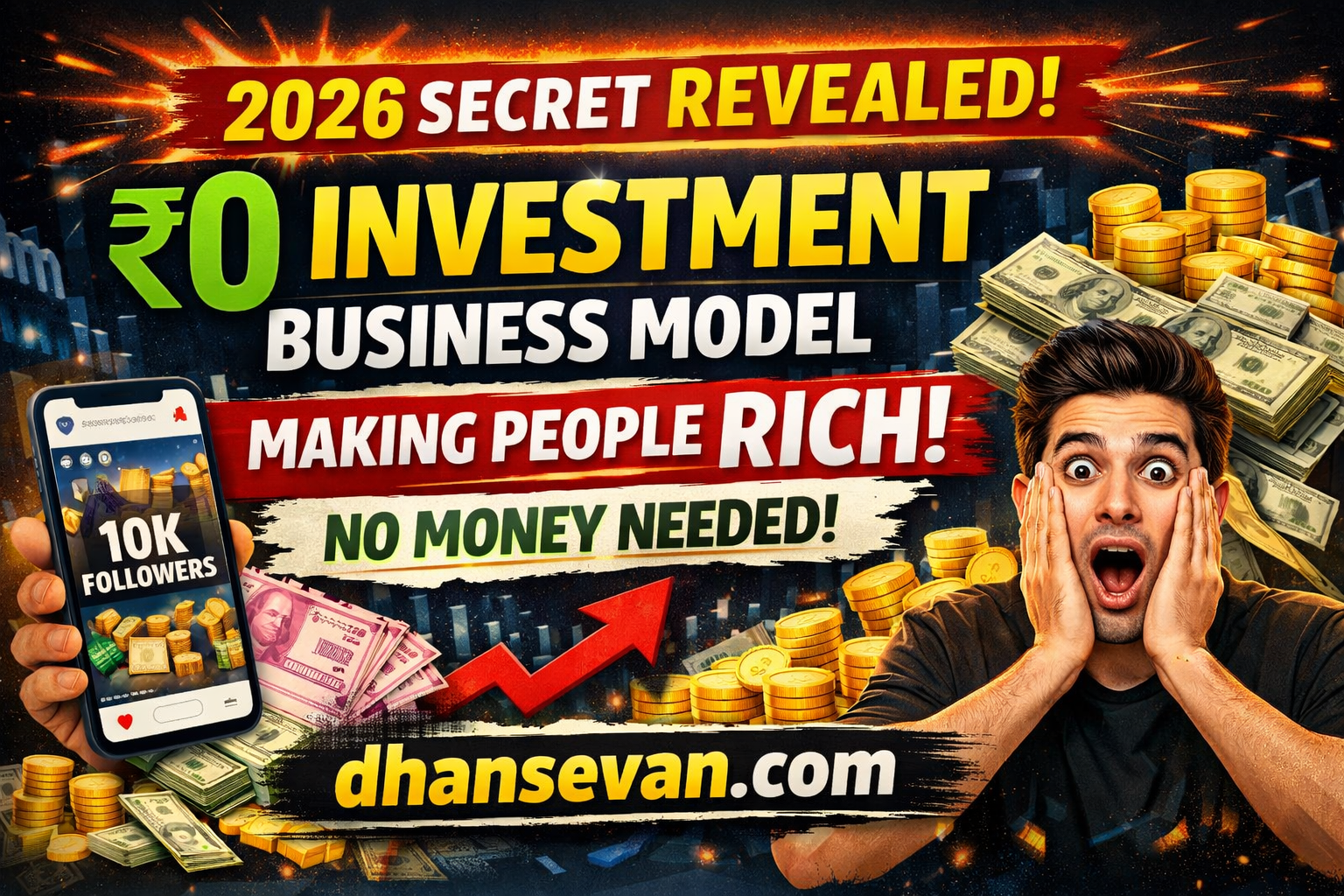 Thumbnail for The ₹0 Investment Business Model That’s Quietly Making People Rich in 2026 - Dhansevan Gaming News & Tutorials